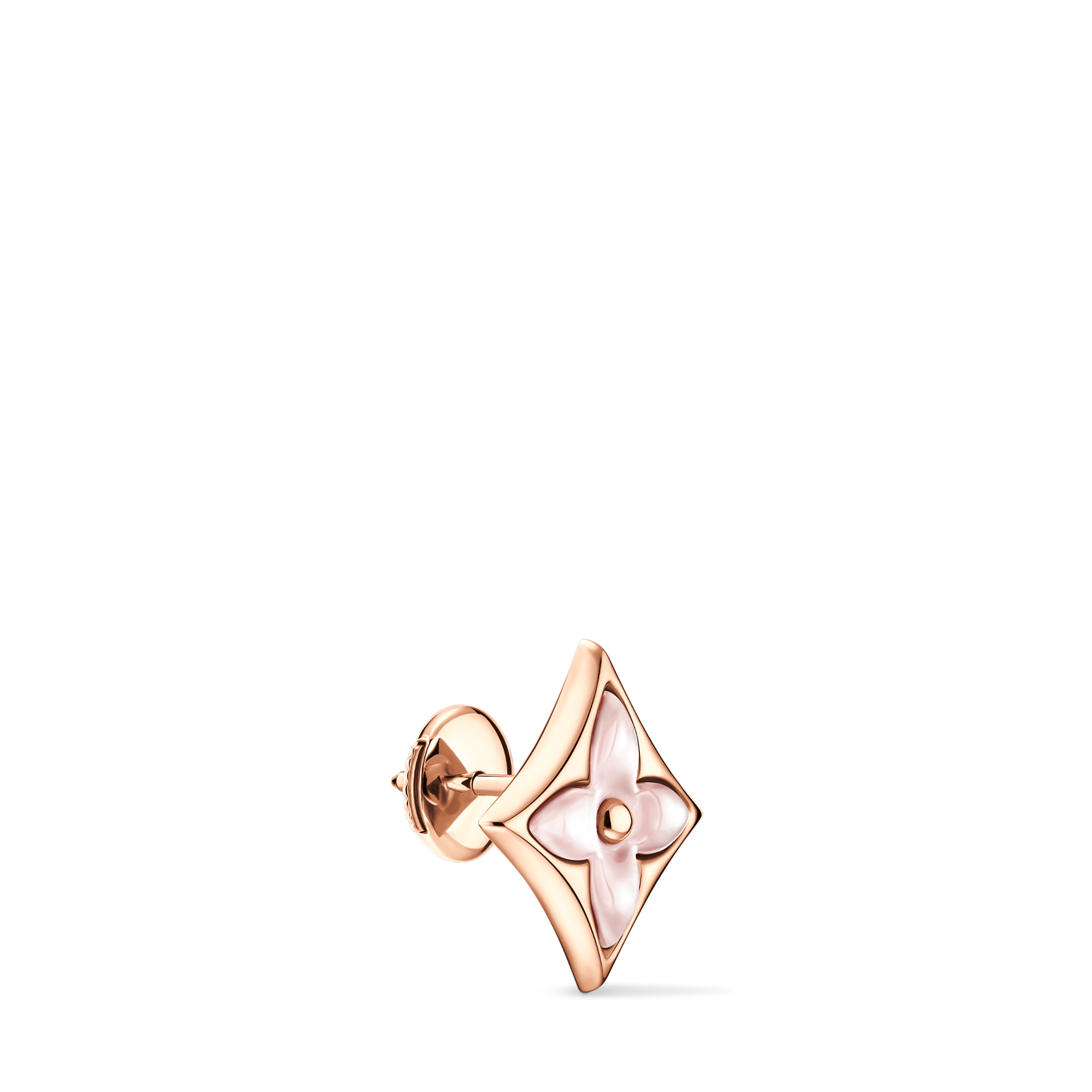 ピアス スター カラー ブロッサム BB (ピンクゴールド×ピンク マザー・オブ・パール) 単品 - 画像 (2)