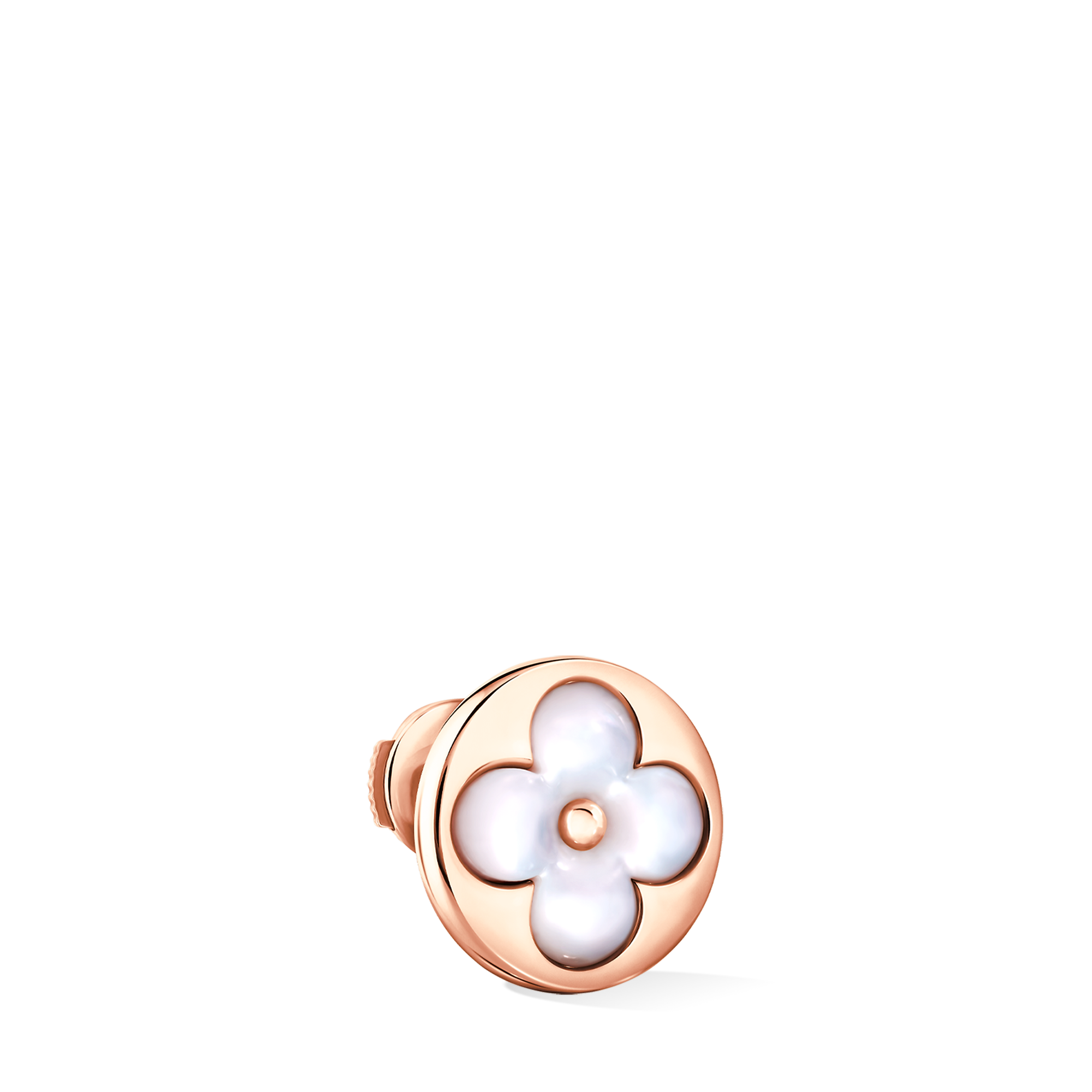 ピアス サン ブロッサム ナクレ(ピンクゴールド×ホワイト マザー・オブ・パール)単品 - 画像 (3)