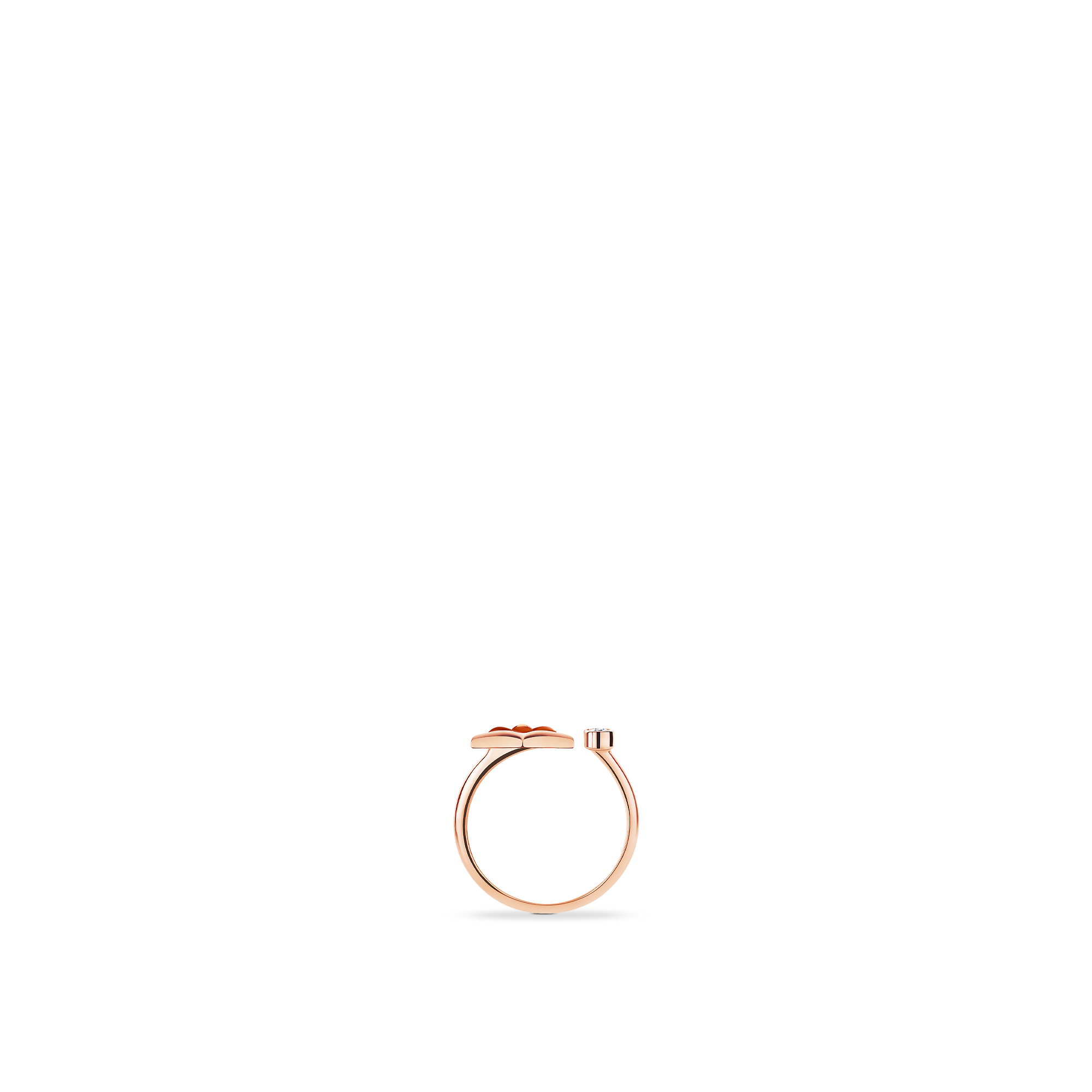 リング スター ブロッサム ミニ (ピンクゴールド×カーネリアン×ダイヤモンド) - 画像 (4)