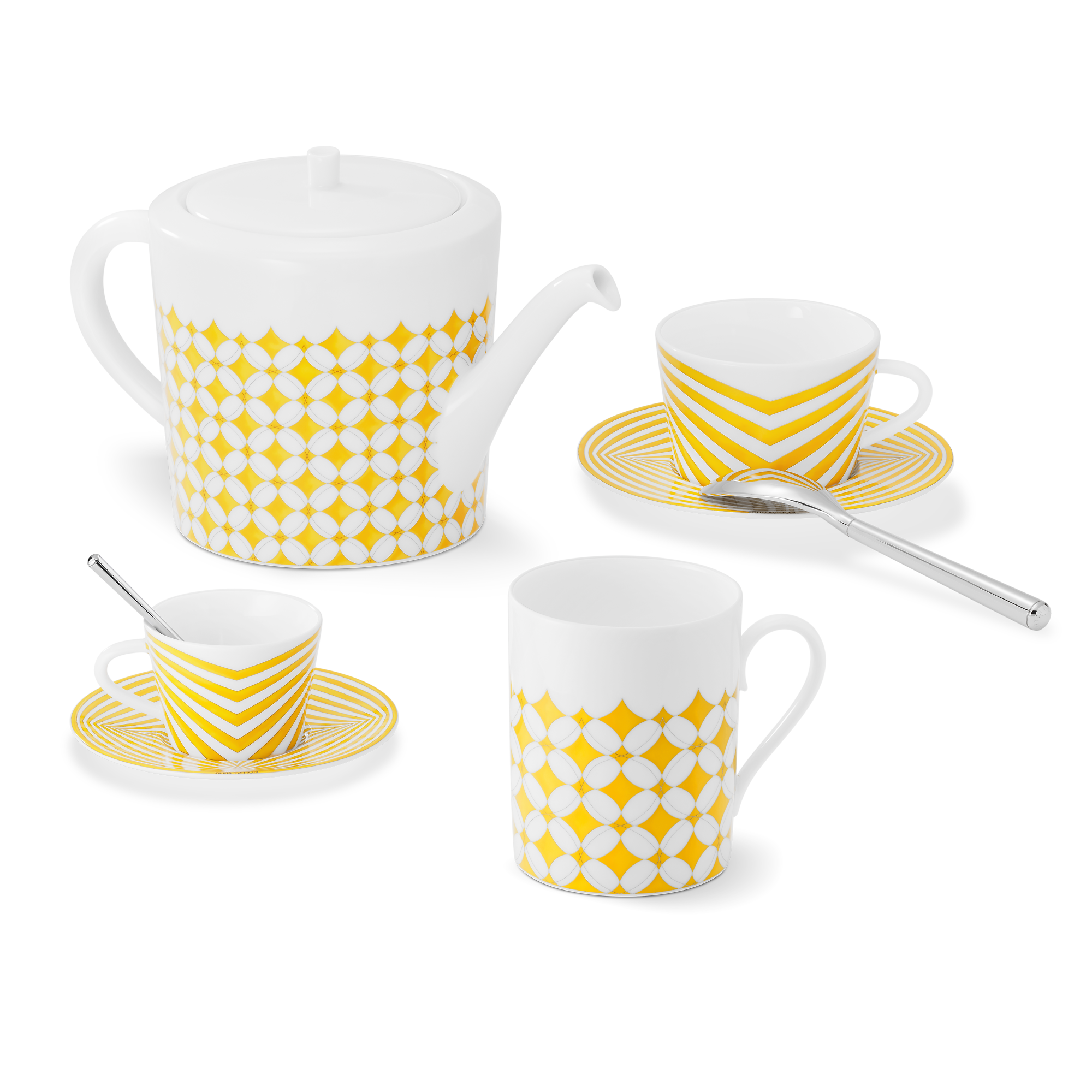 Dolce Vita Set Of 2 Coffee Cups And Saucers - 画像 (5)