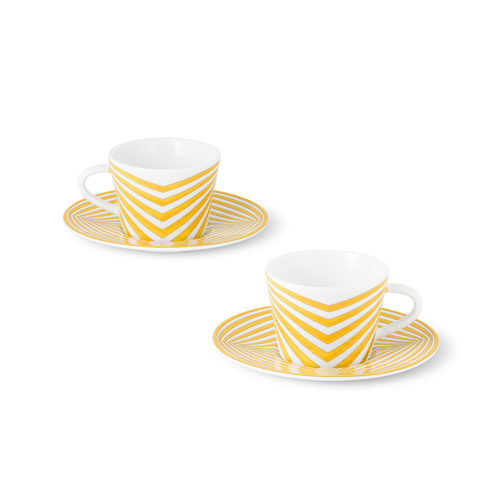 Dolce Vita Set Of 2 Coffee Cups And Saucers - 画像 (2)