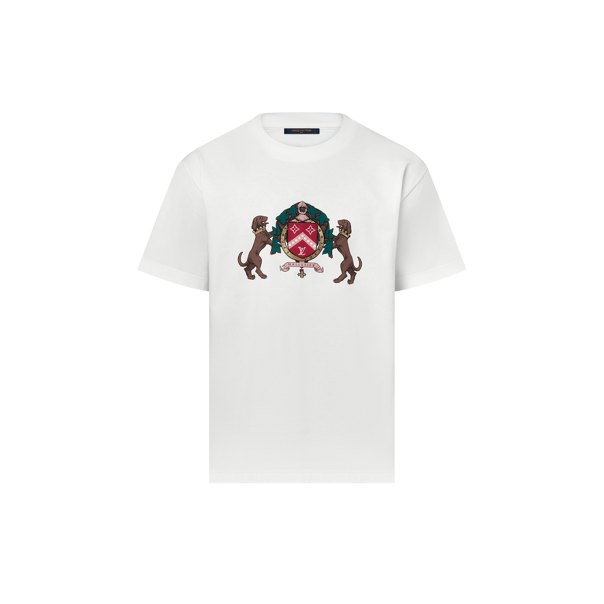 エンベリッシュドコットンTシャツ