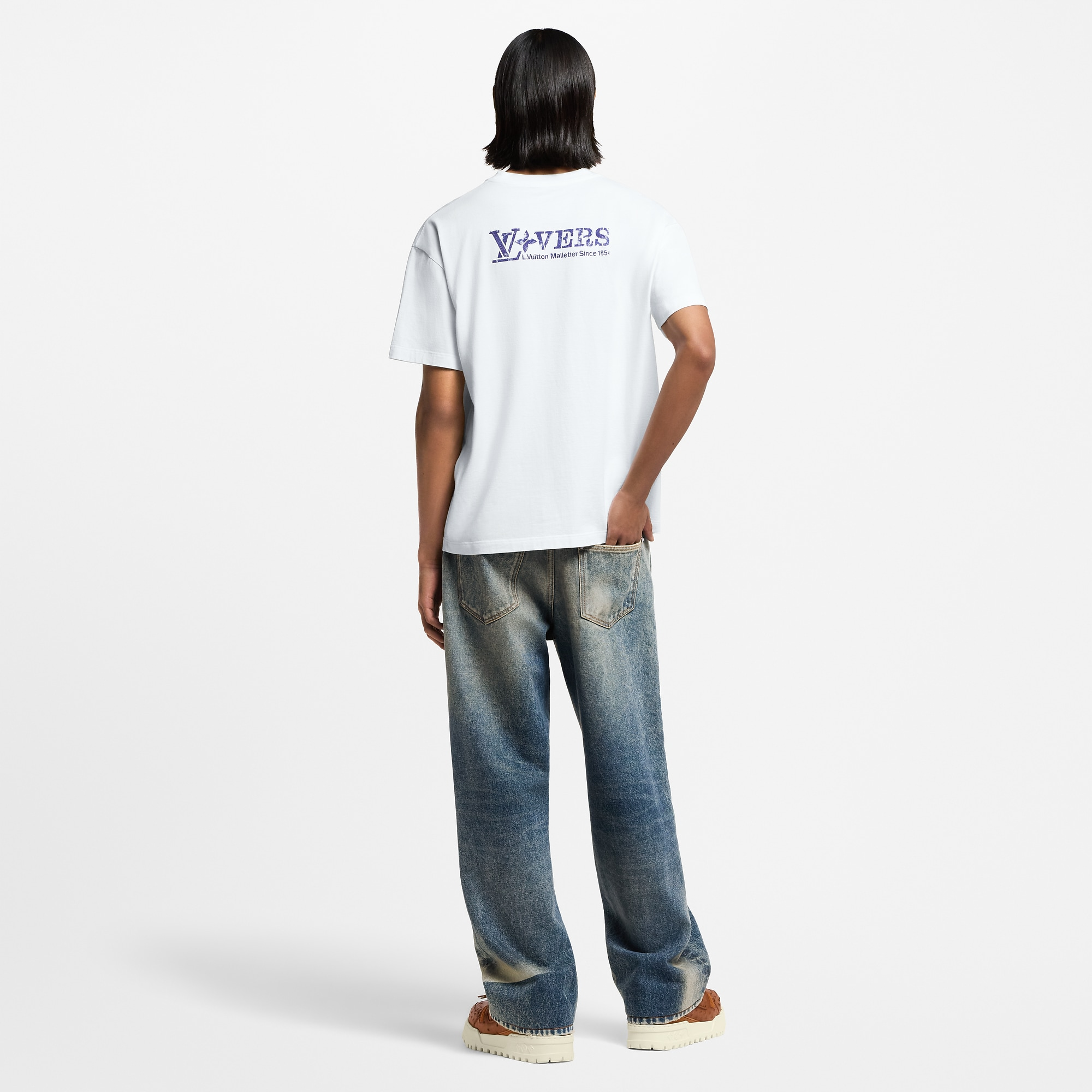 エンベリッシュド グラフィックコットンTシャツ - 画像 (5)