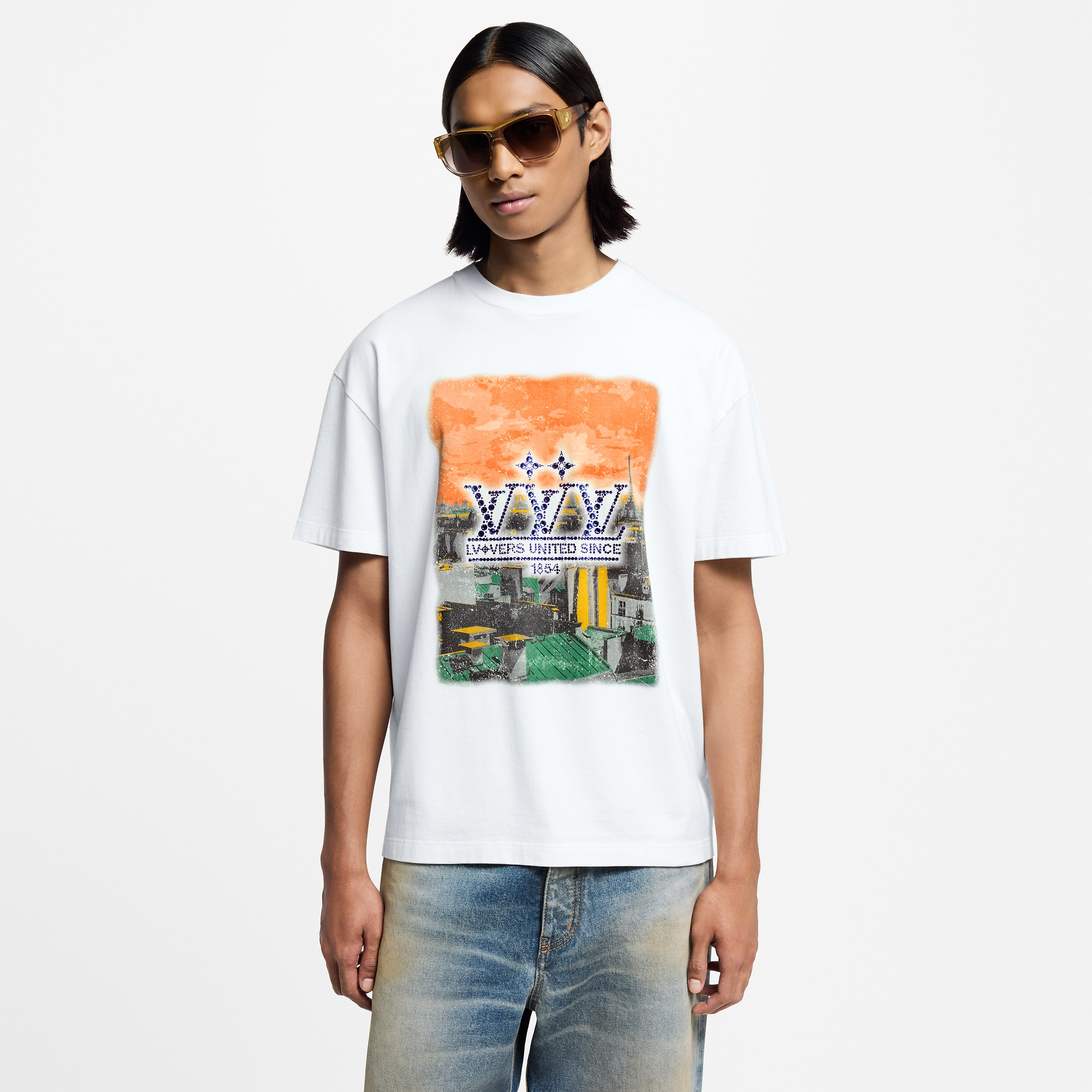 エンベリッシュド グラフィックコットンTシャツ - 画像 (3)
