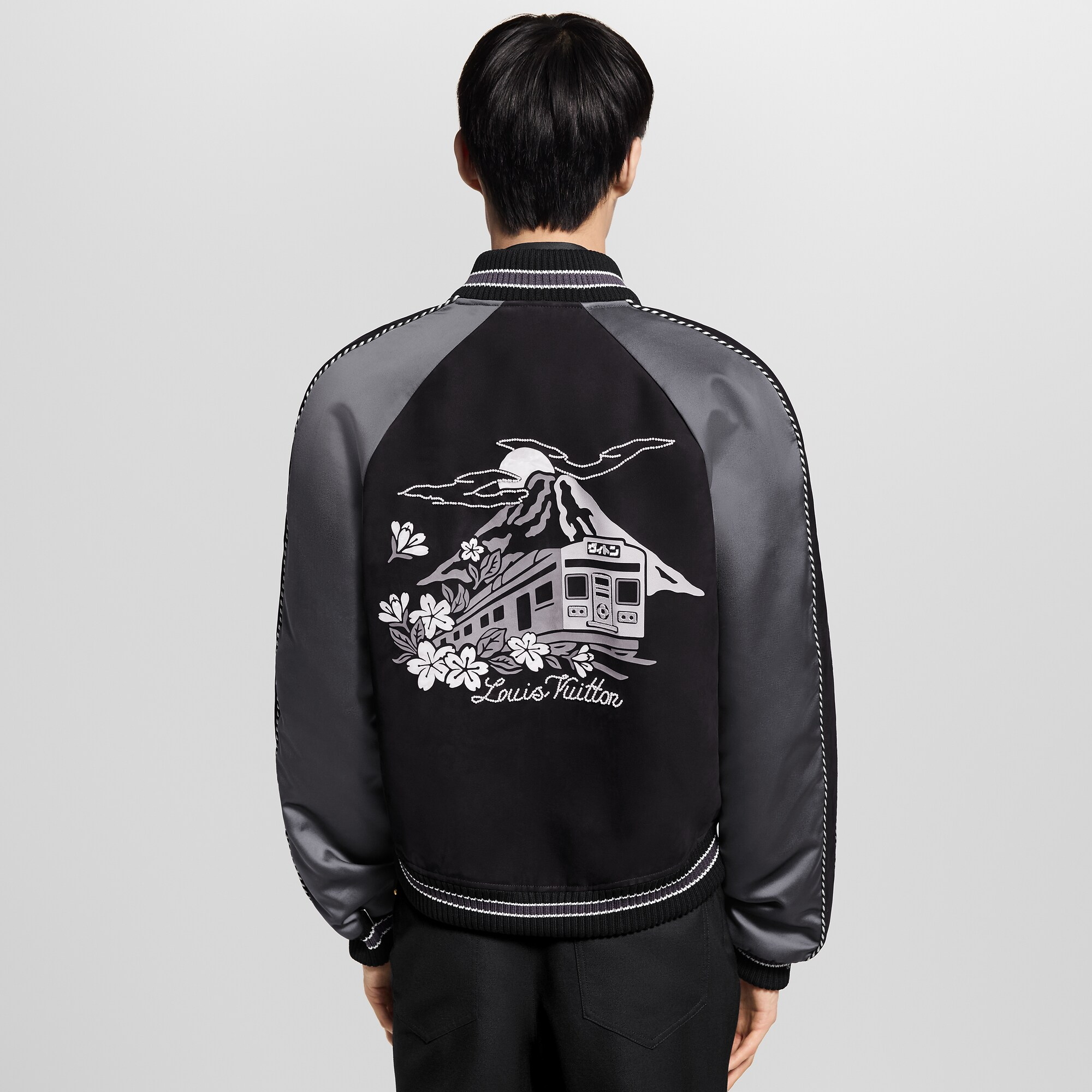 エンベリッシュド ミックスレザーブルゾン - 画像 (4)