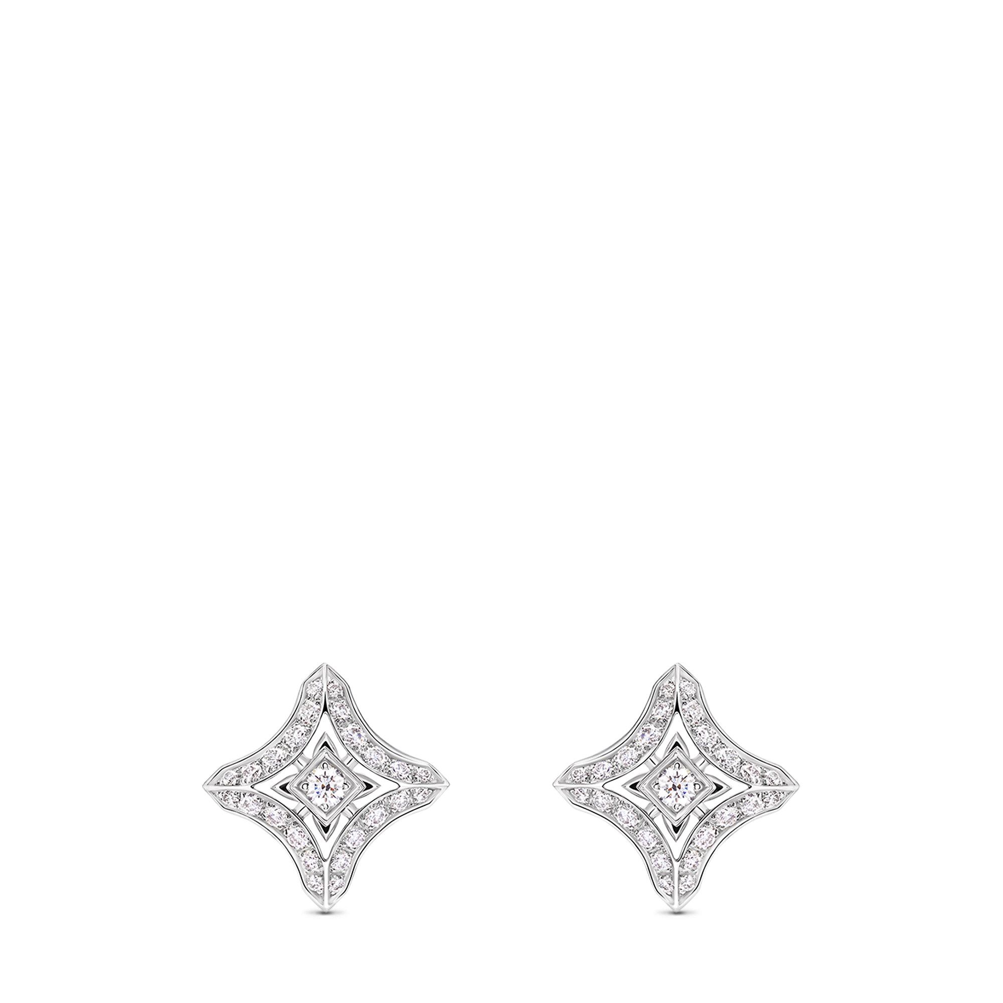 ピアス エヴァー ブロッサム (ホワイトゴールド×ダイヤモンド) - 画像 (2)
