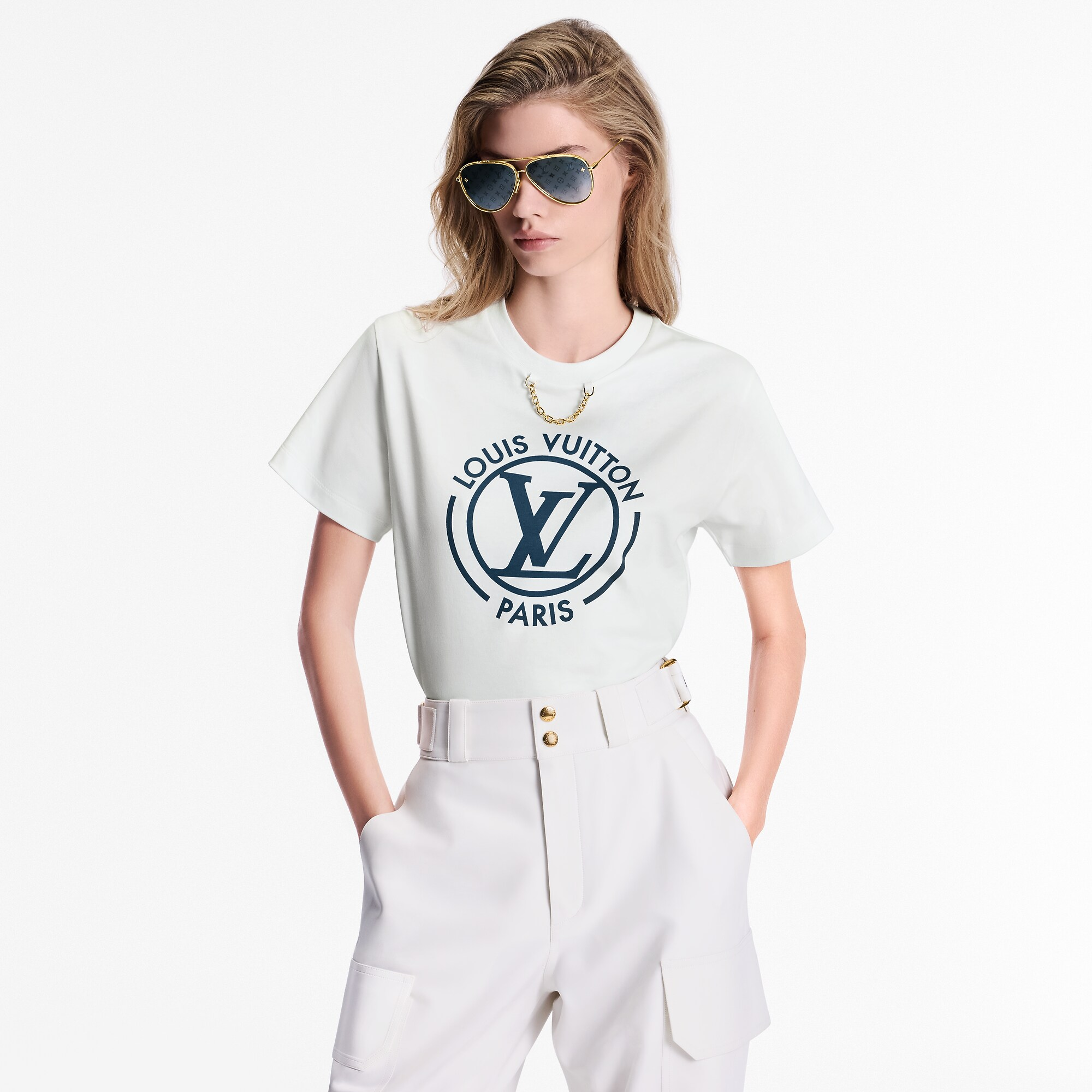 フロックド LV Tシャツ - 画像 (3)