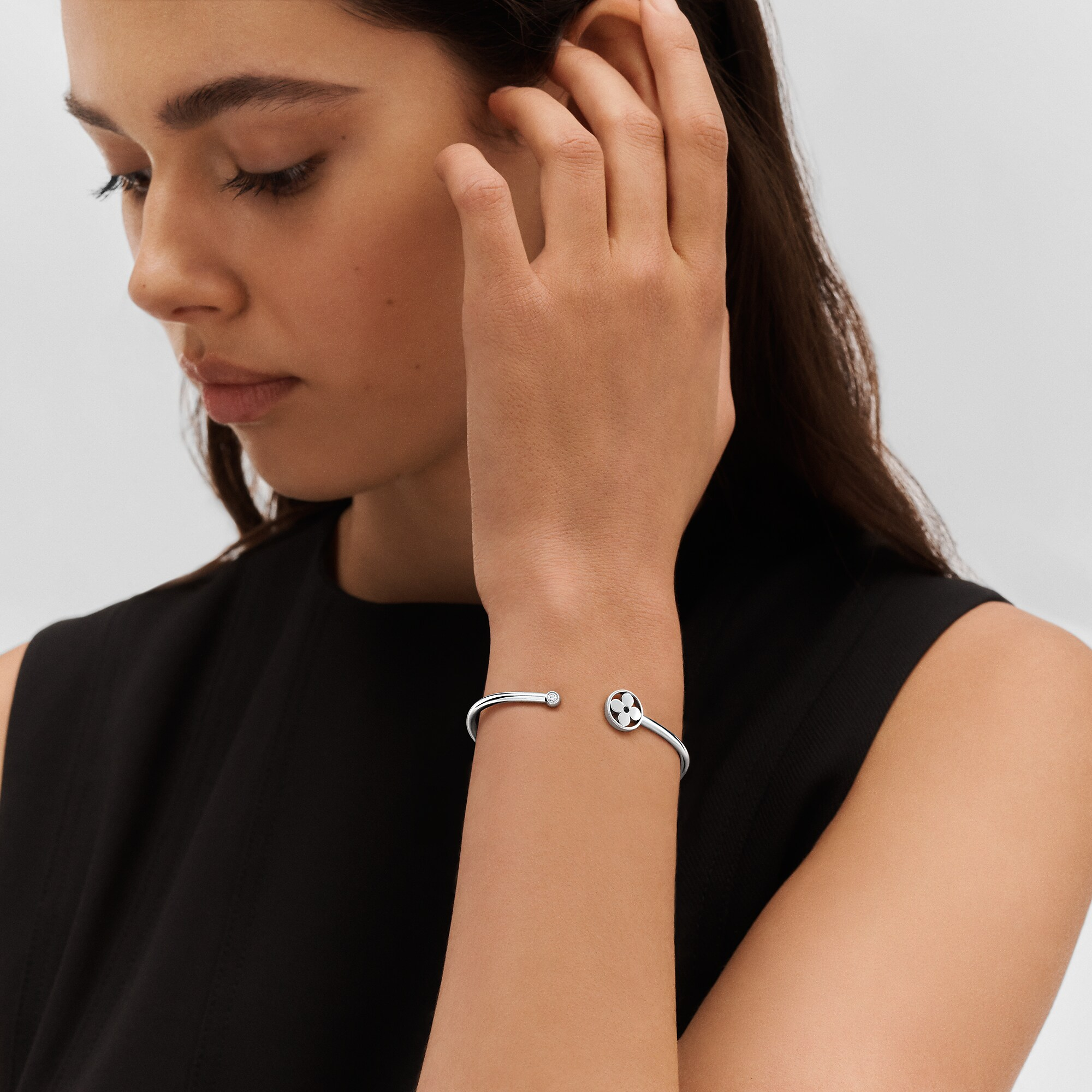 ブレスレット ツイスト ブロッサム(ホワイトゴールド×ダイヤモンド)