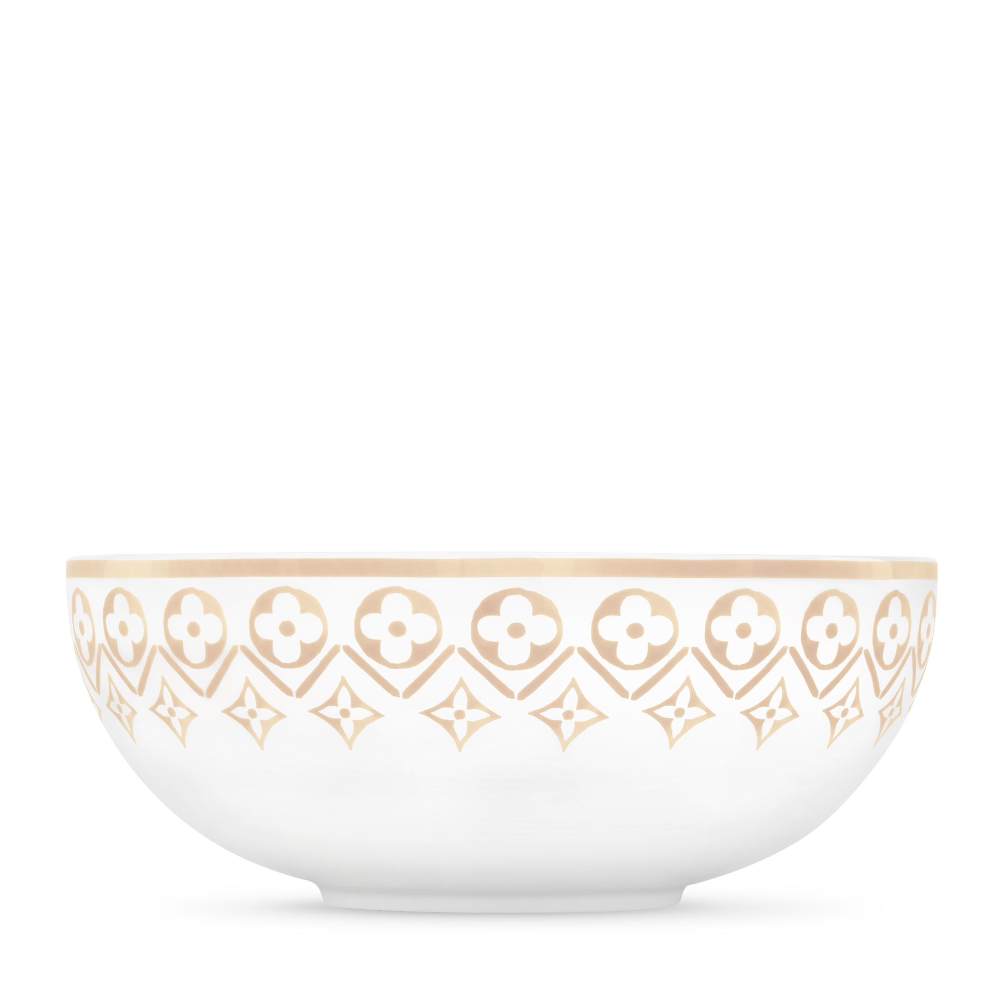 Large Bowl Monogram Flower Tile - 画像 (2)