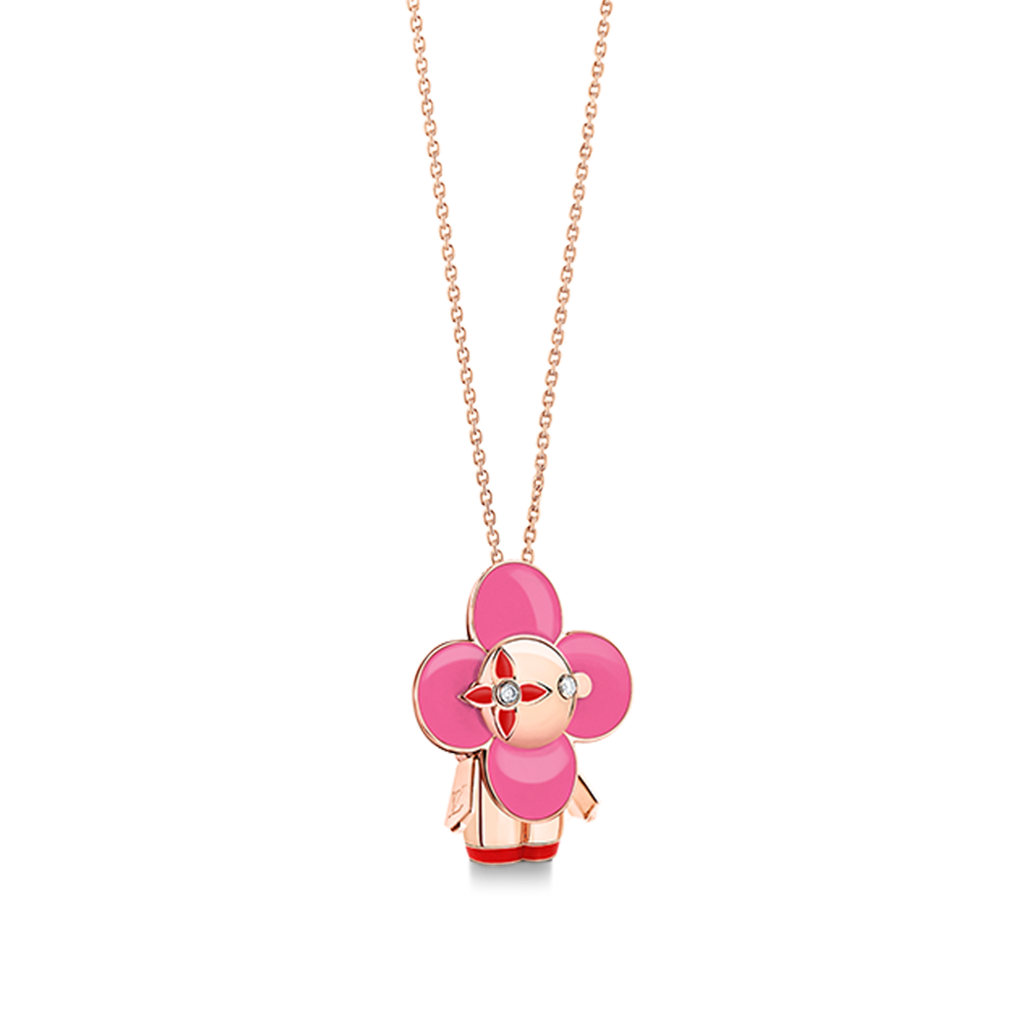 ペンダント ヴィヴィエンヌ LV クラフティ (ピンクゴールド×ダイヤモンド×ラッカー) - 画像 (3)