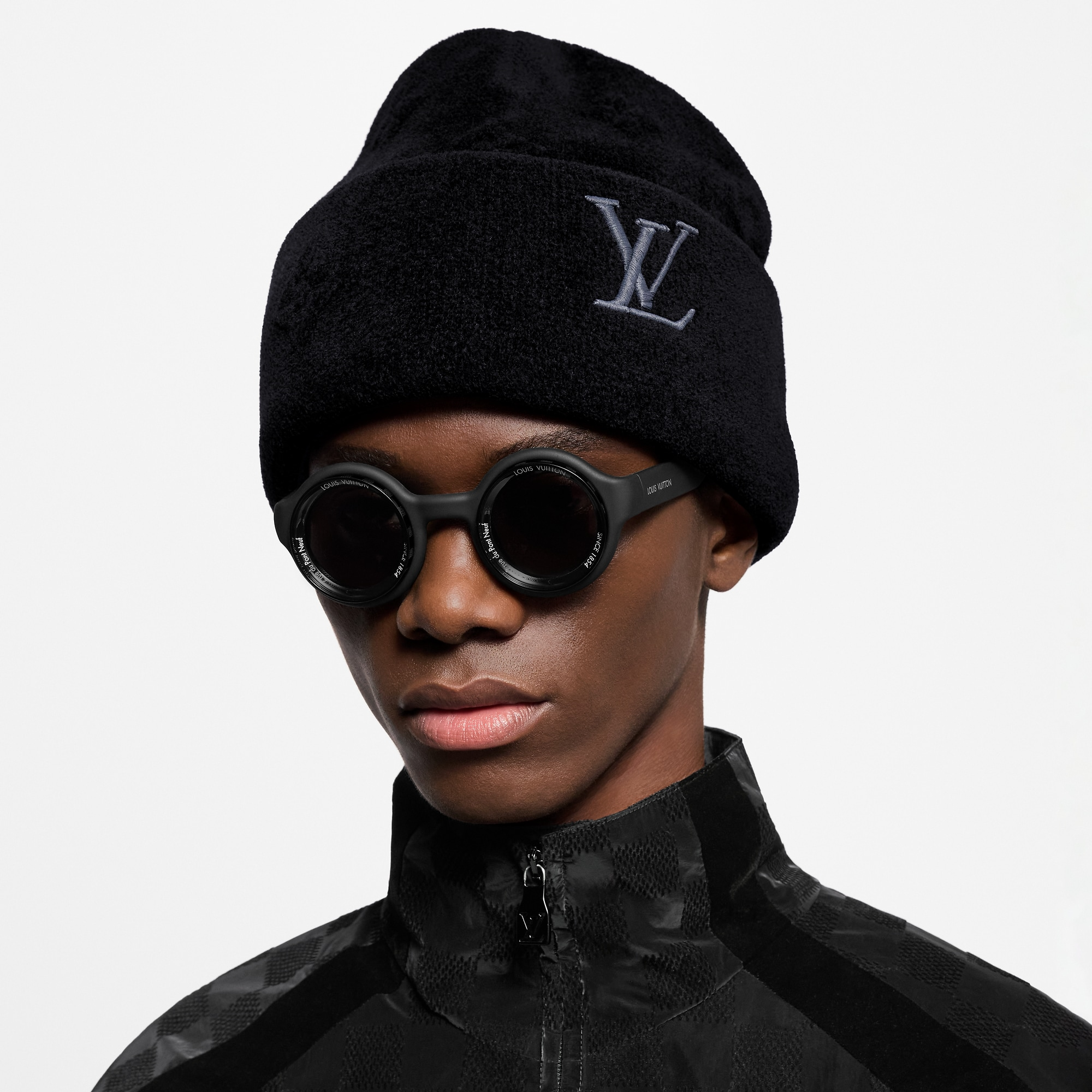 ビーニー･LV クラッシュ モノグラム