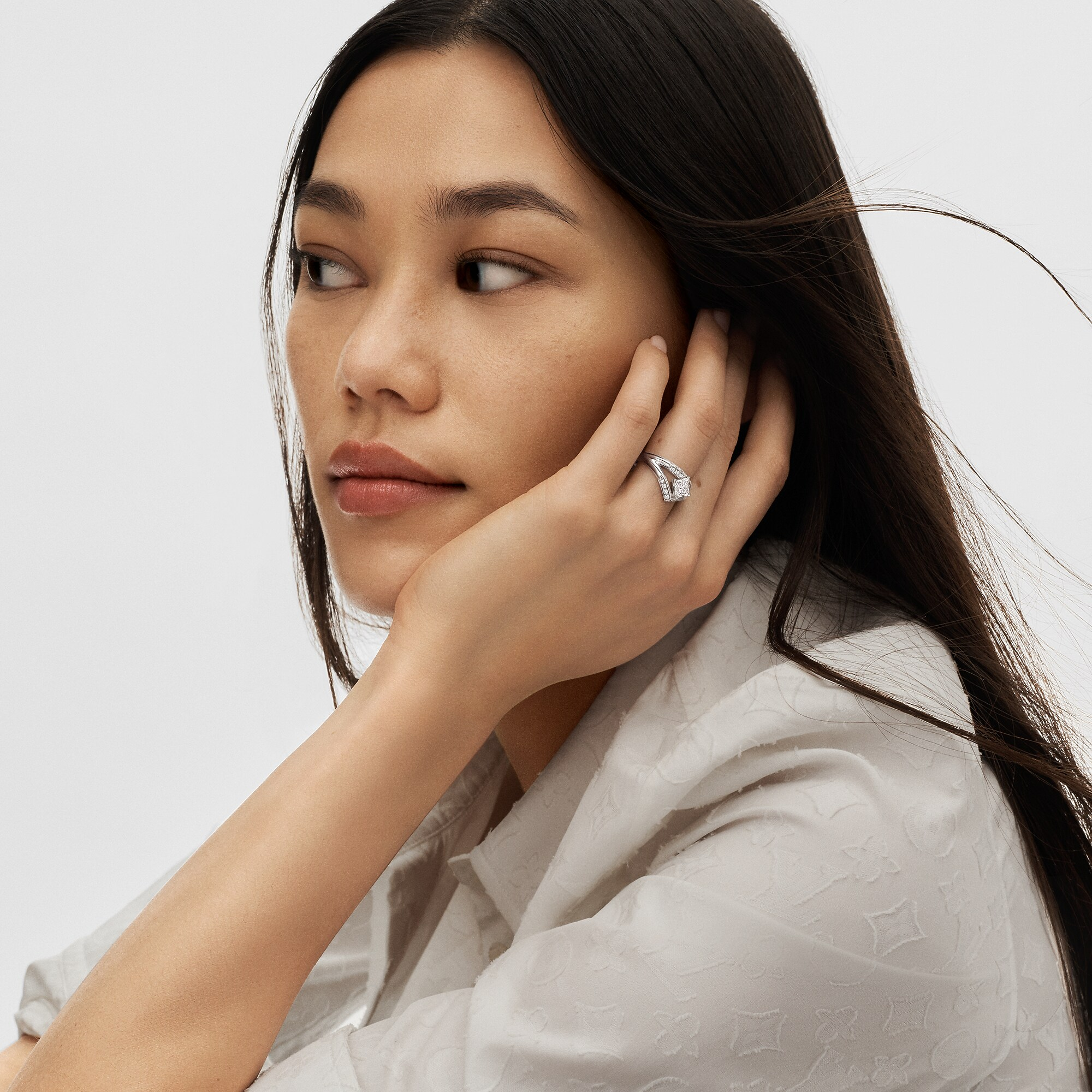 LV ダイヤモンド リング ダブル スター (プラチナ×LV モノグラムスターカットダイヤモンド×ダイヤモンド) - 画像 (5)