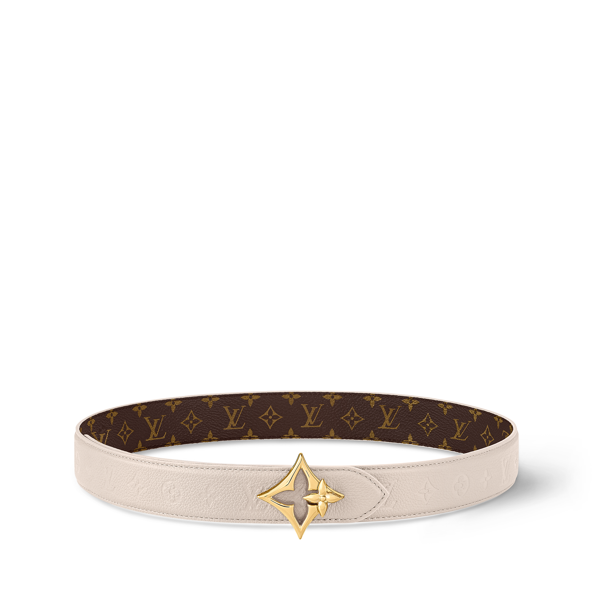 ベルト・LV フラワーグラム 30MM リバーシブル