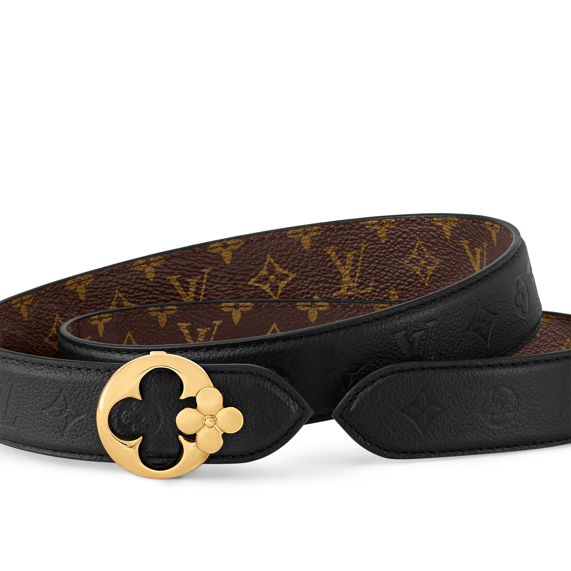 ベルト・LV フラワーグラム 30MM リバーシブル - 画像 (3)