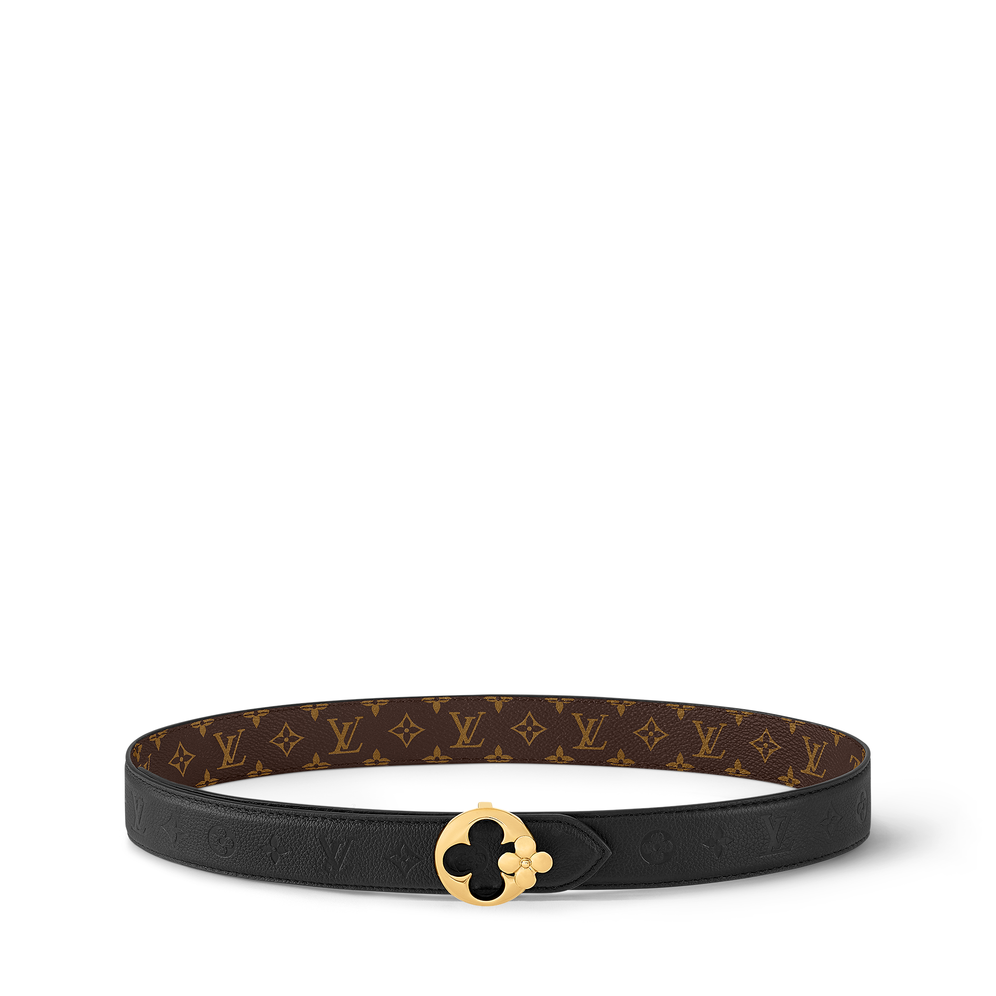 ベルト・LV フラワーグラム 30MM リバーシブル - 画像 (2)