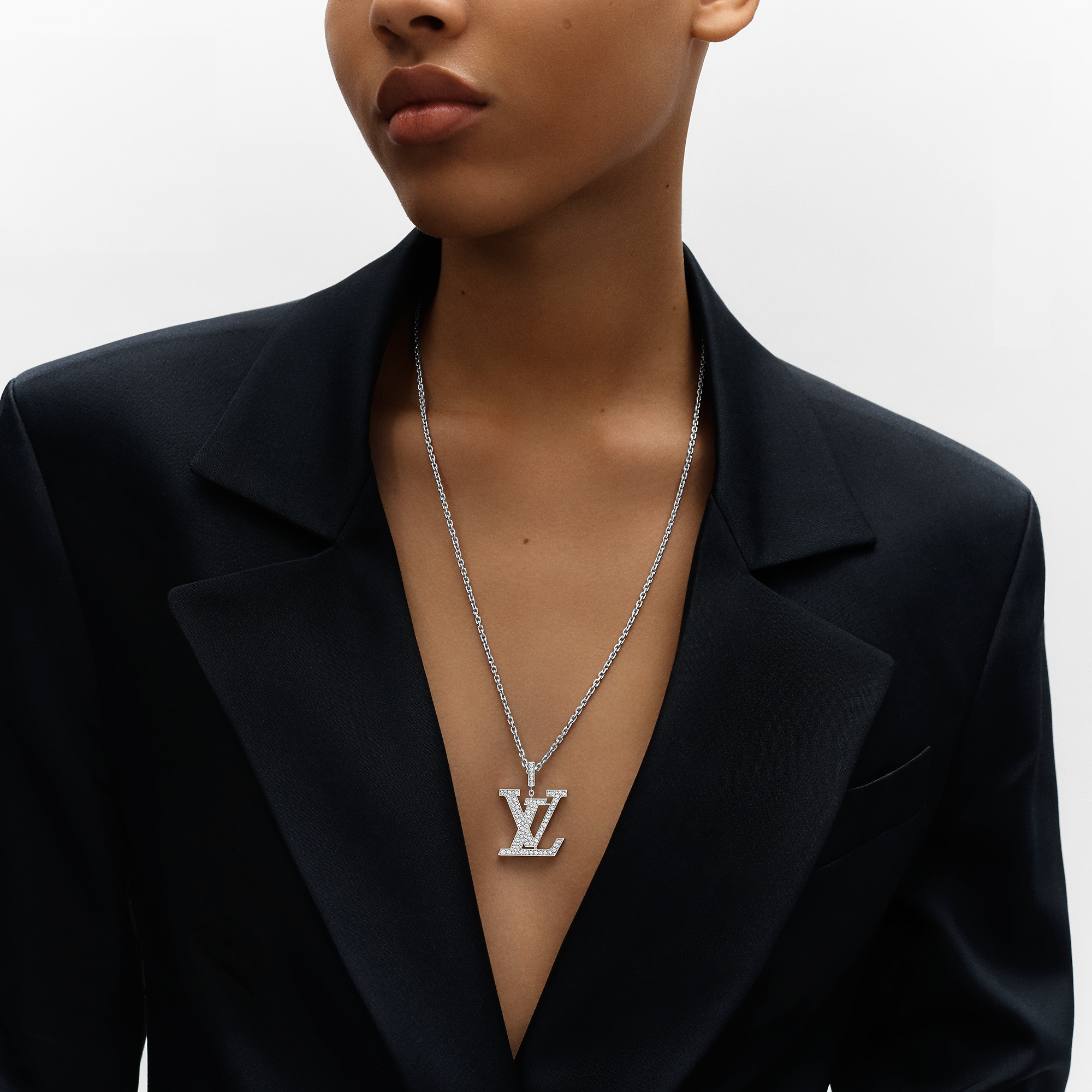 ペンダント LV XL(ホワイトゴールド×ダイヤモンド)