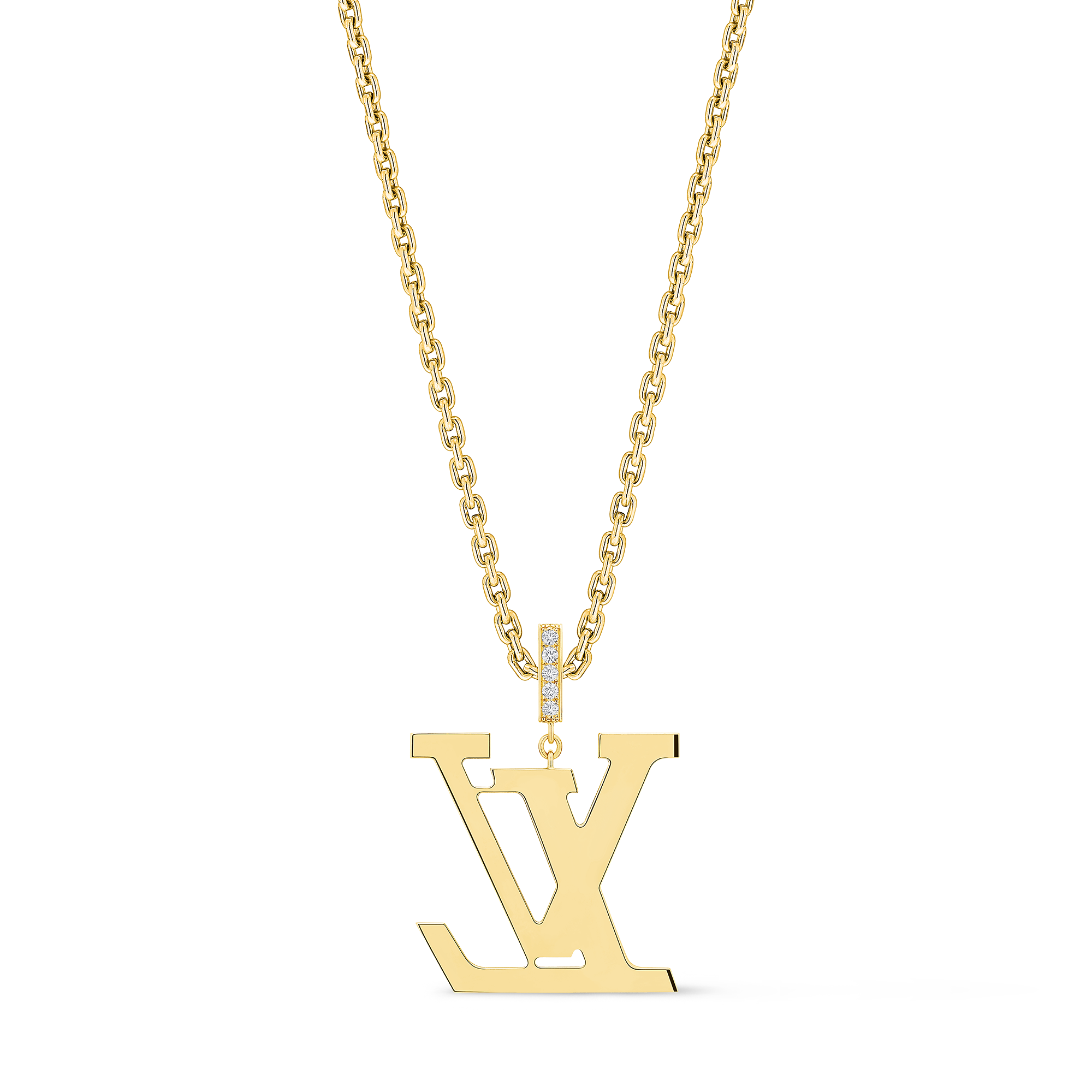 ペンダント LV XL レインボー(イエローゴールド×カラーストーン) - 画像 (5)
