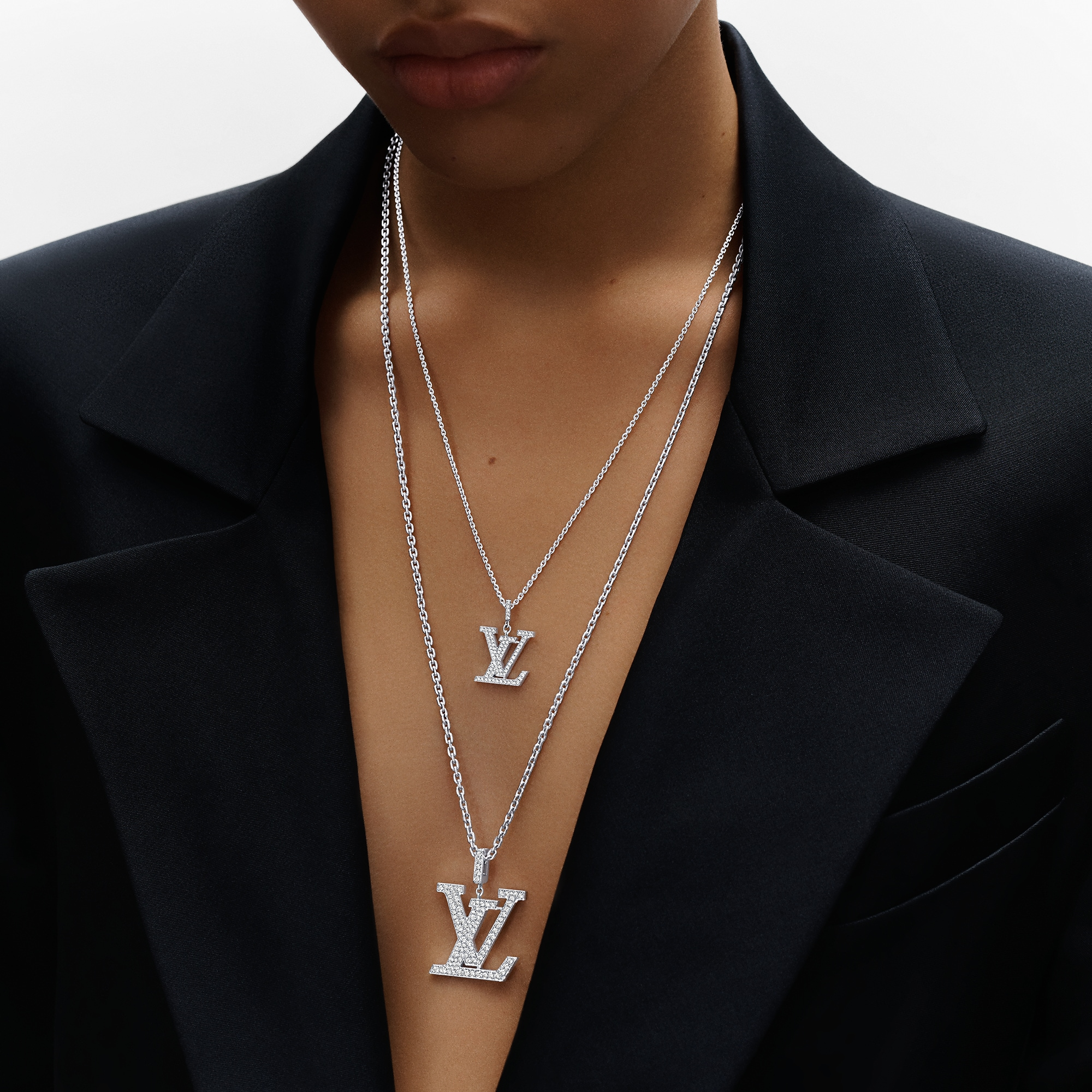 ペンダント LV GM(ホワイトゴールド×ダイヤモンド) - 画像 (4)