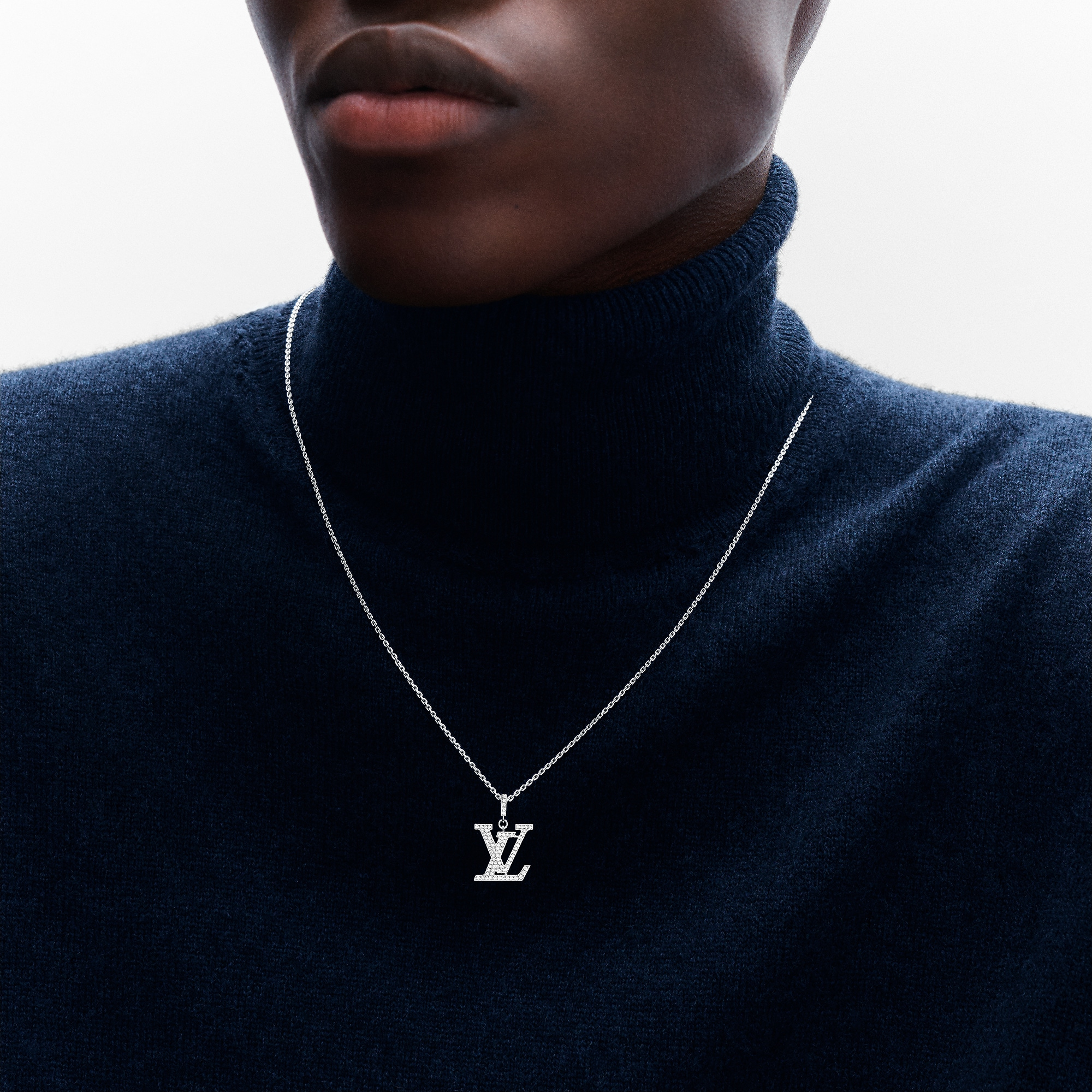 ペンダント LV GM(ホワイトゴールド×ダイヤモンド) - 画像 (2)