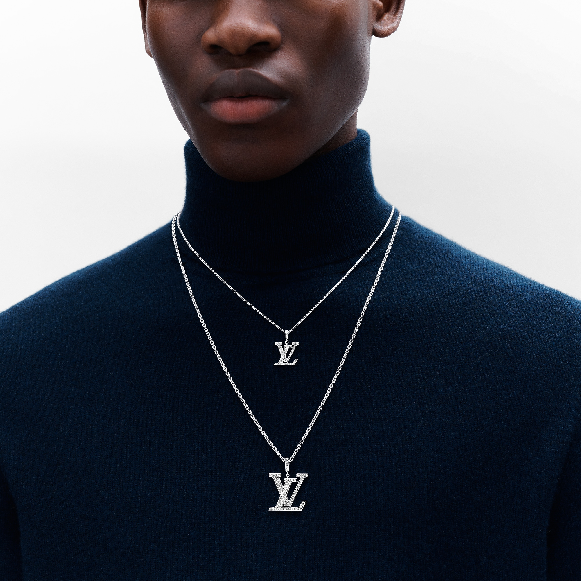 ペンダント LV GM(ホワイトゴールド×ダイヤモンド) - 画像 (3)