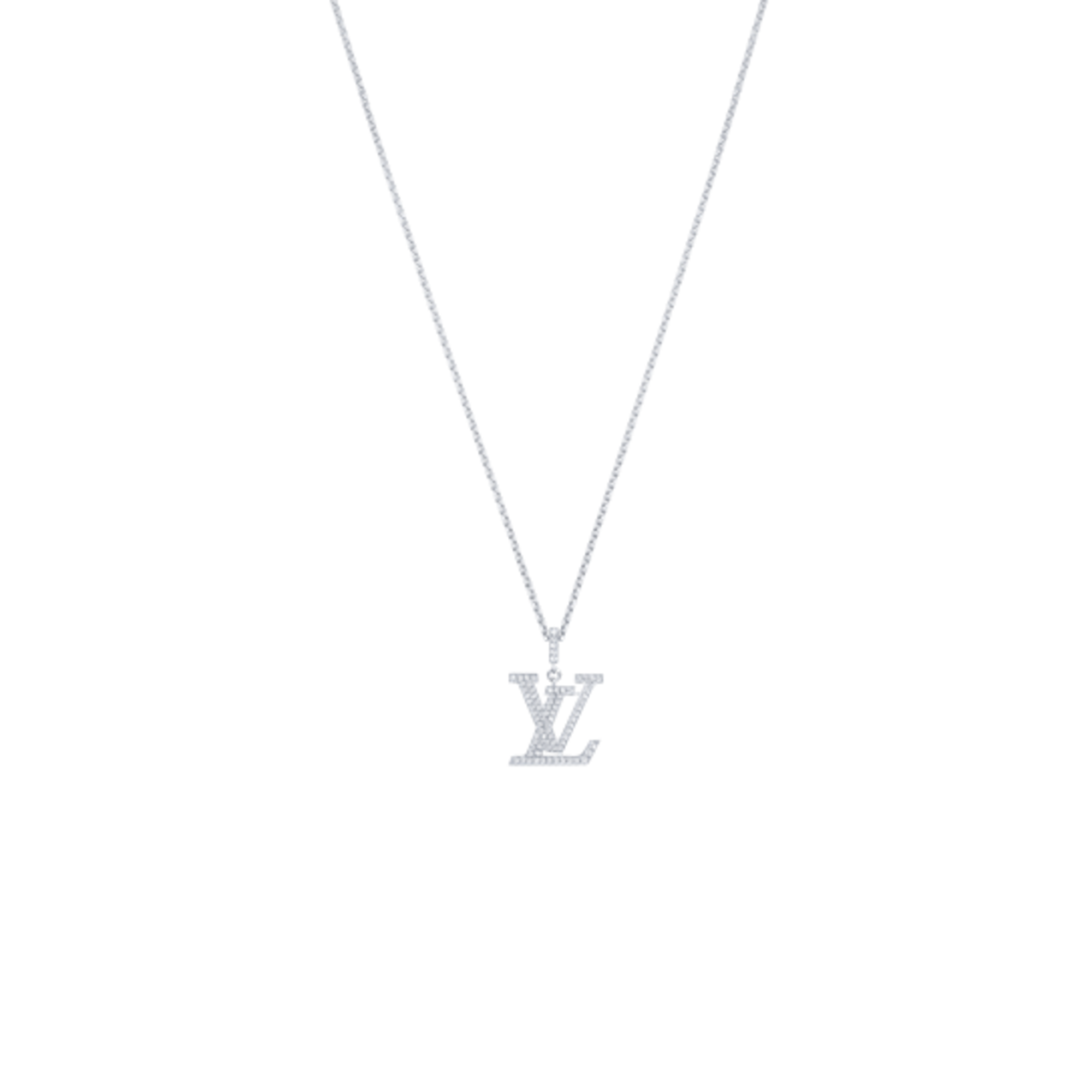 ペンダント LV GM(ホワイトゴールド×ダイヤモンド)
