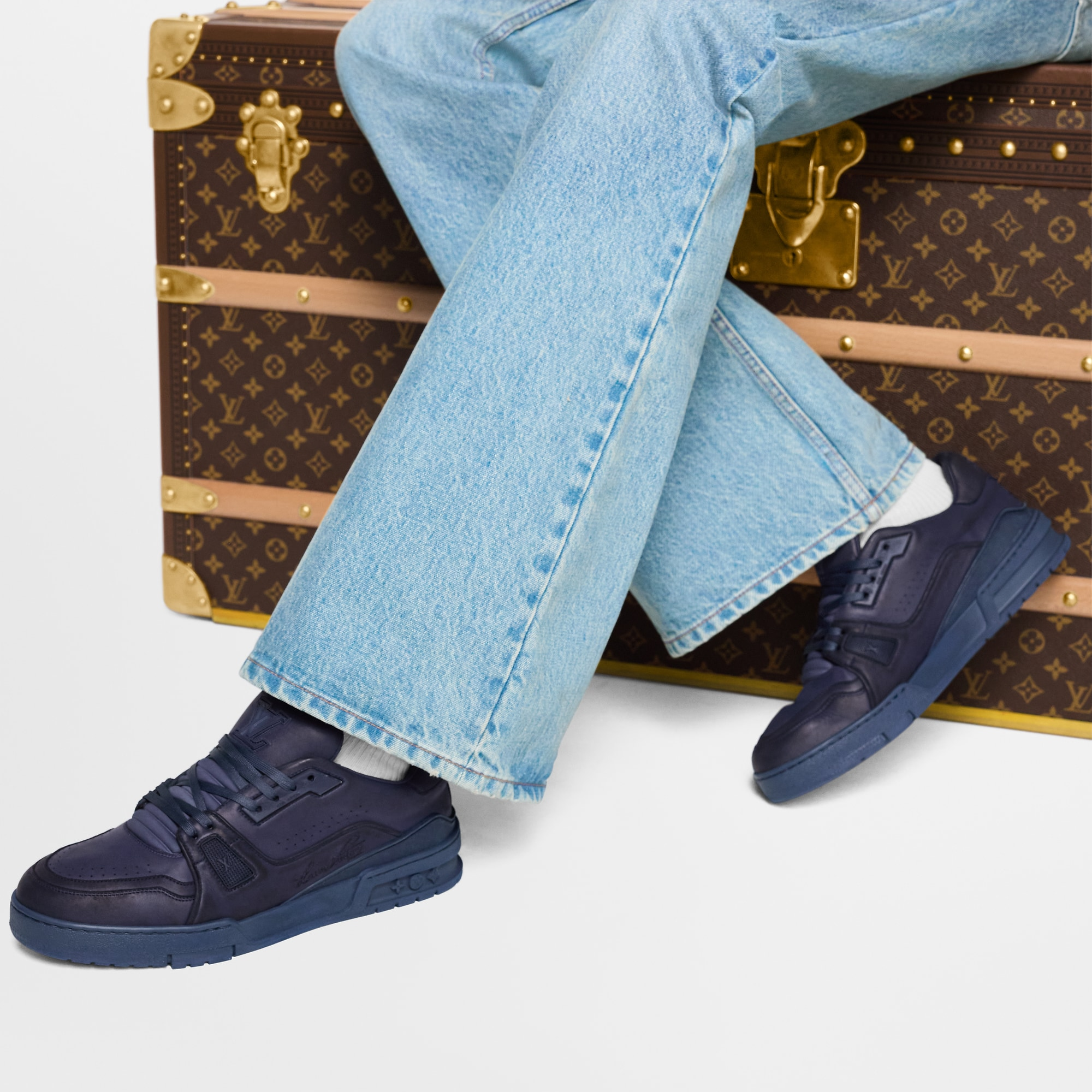 LV トレイナー ディストレスト スニーカー - 画像 (7)