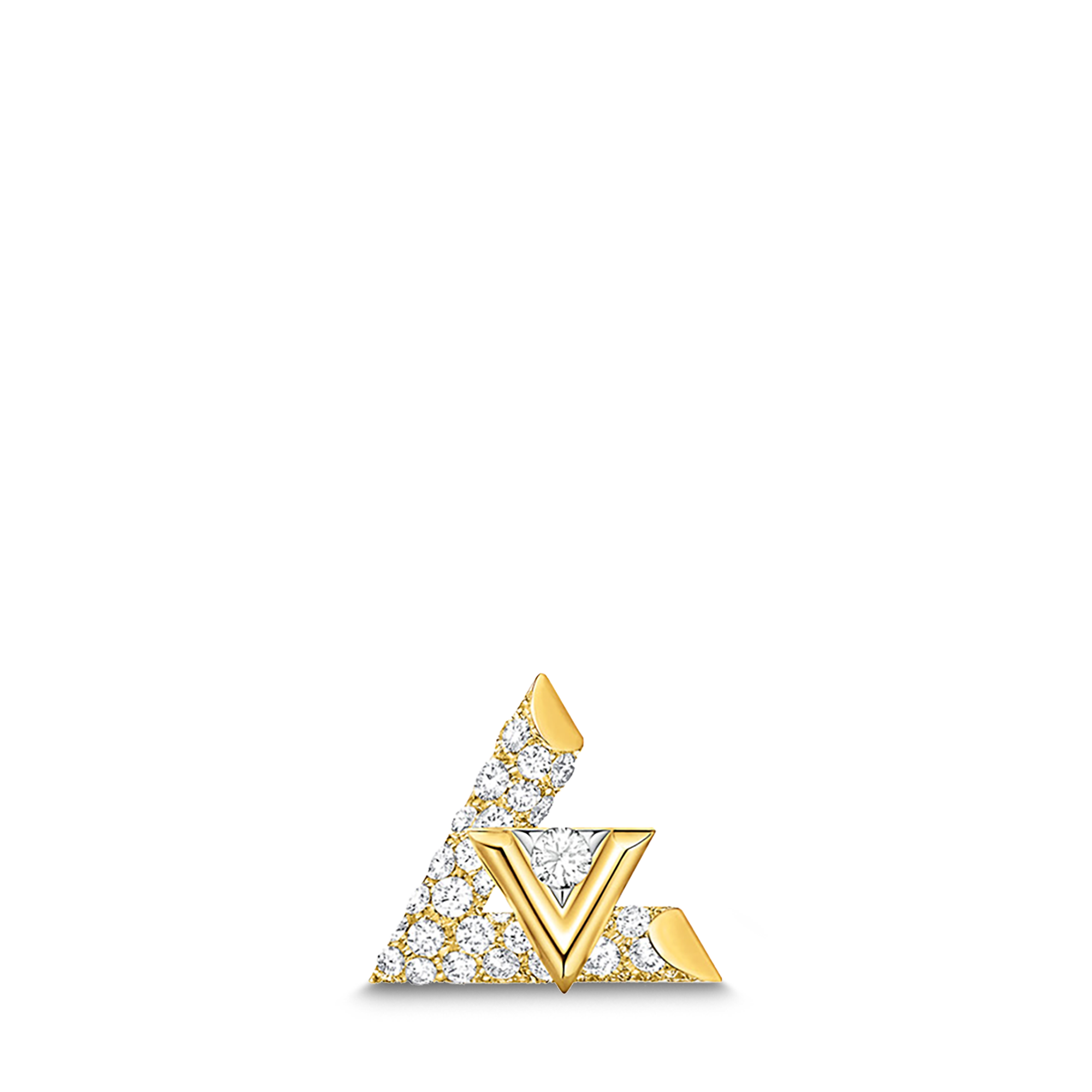 ピアス LV ヴォルト ワン (イエローゴールド×ダイヤモンド) - 画像 (2)