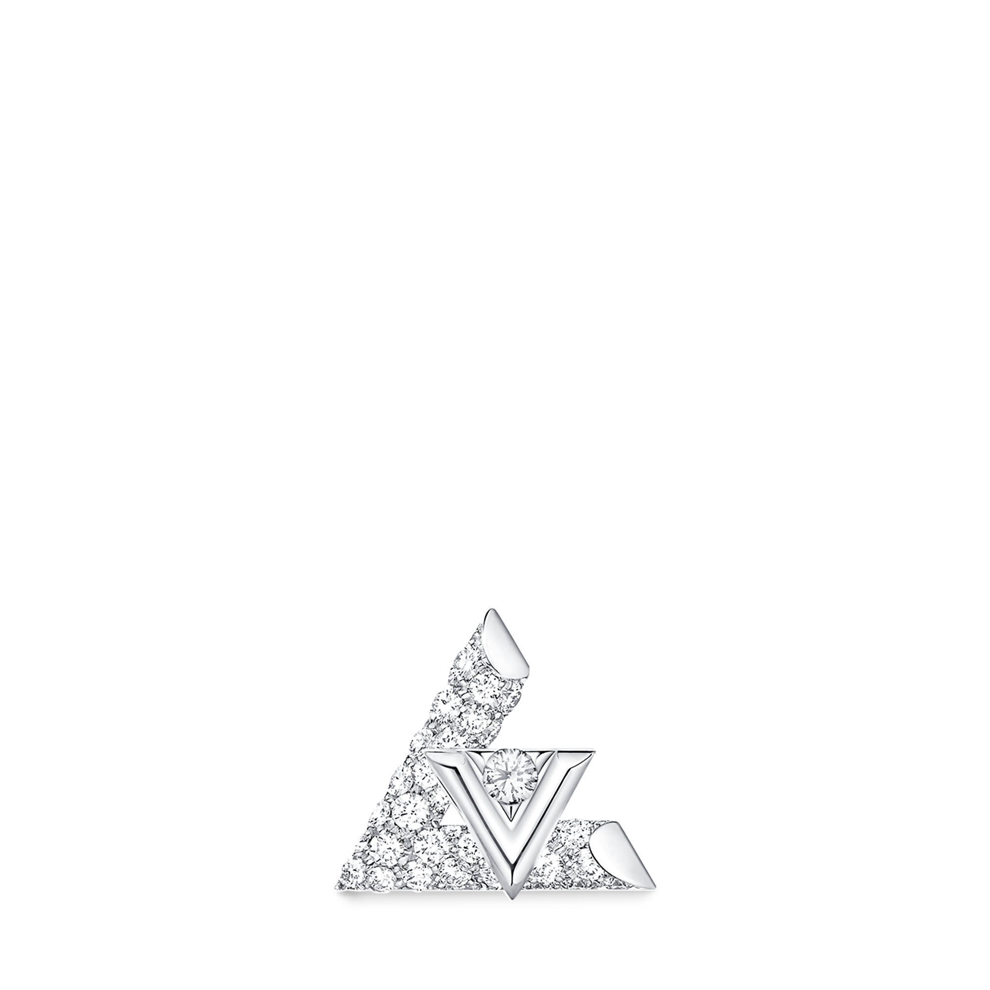 ピアス LV ヴォルト ワン (ホワイトゴールド×ダイヤモンド) - 画像 (2)