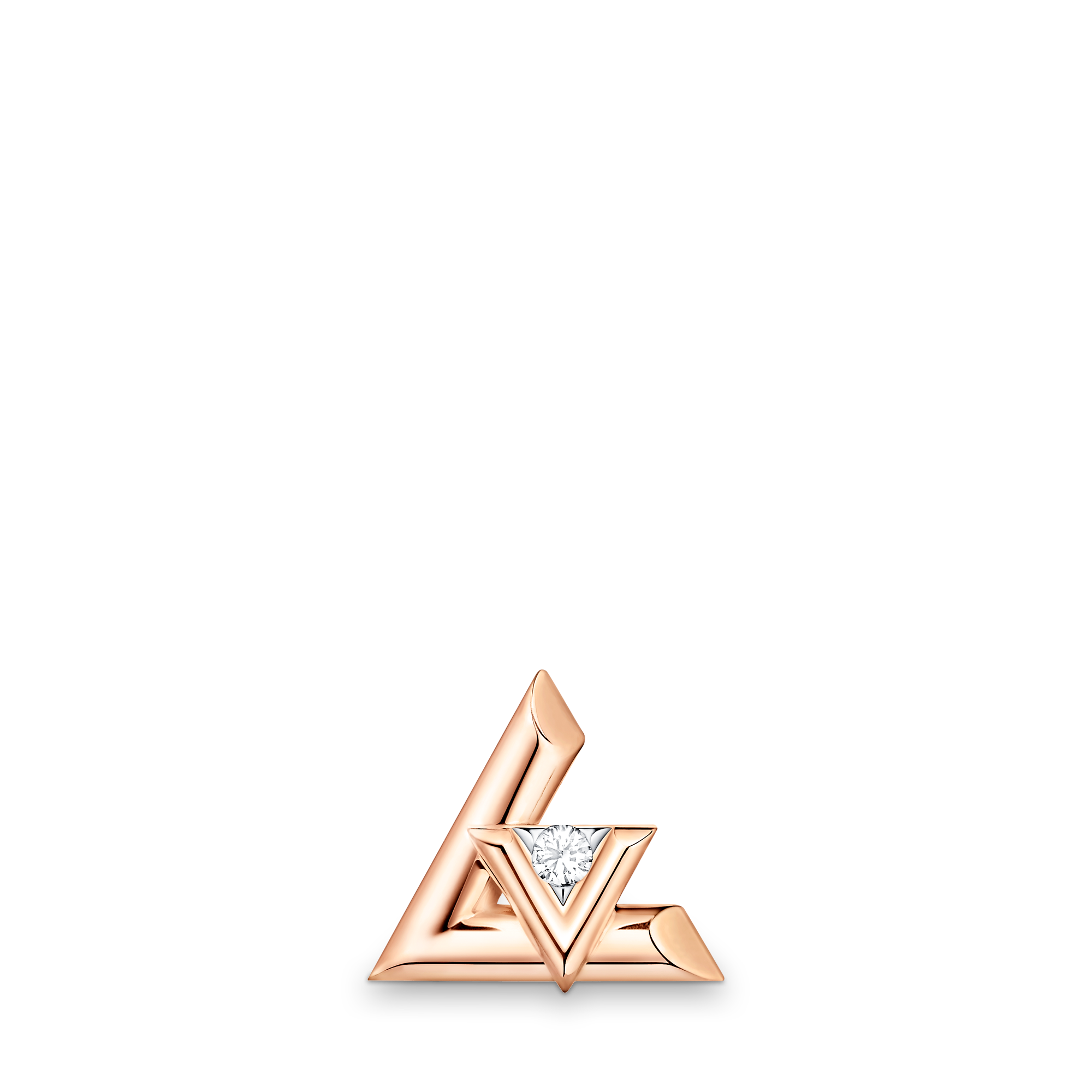 ピアス LV ヴォルト ワン(ピンクゴールド×ダイヤモンド) 単品 - 画像 (2)