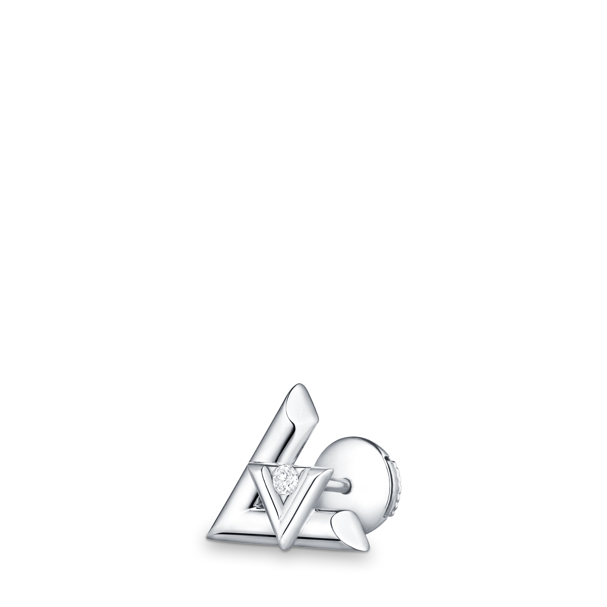ピアス LV ヴォルト ワン(ホワイトゴールド×ダイヤモンド) 単品 - 画像 (3)