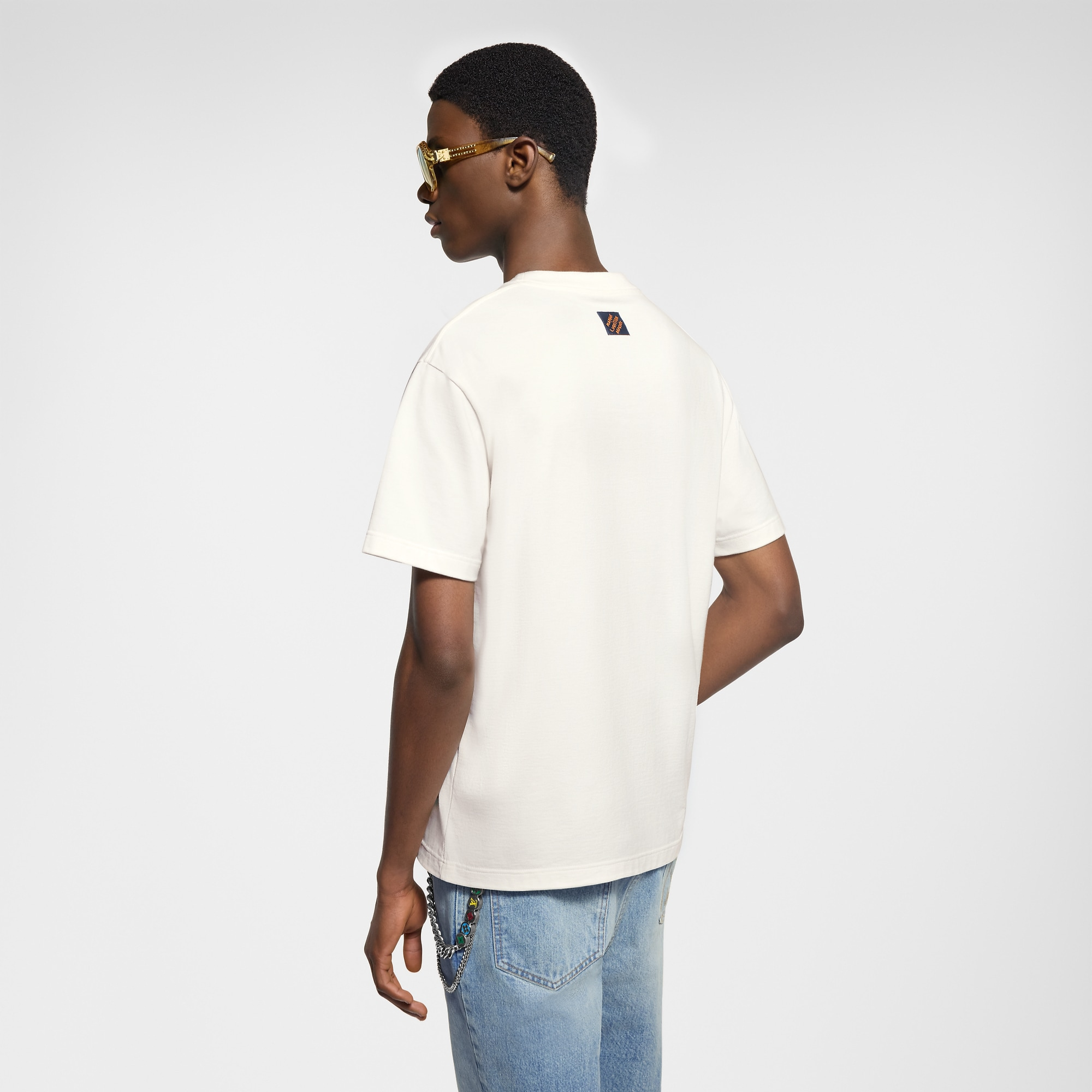 モノグラム フラワー 3DグラディエントプリントTシャツ - 画像 (4)