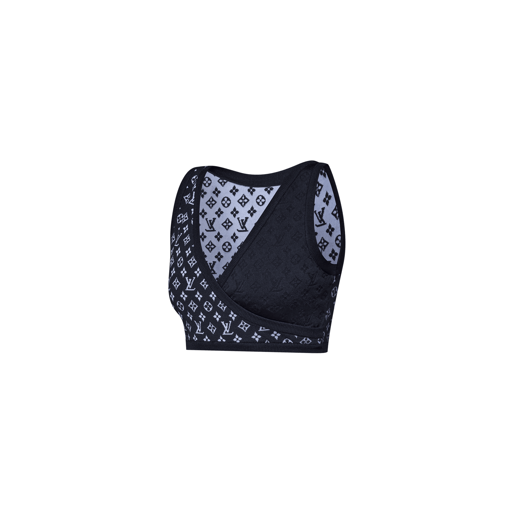 モノグラム ジャカードニット クロップトップ - 画像 (3)