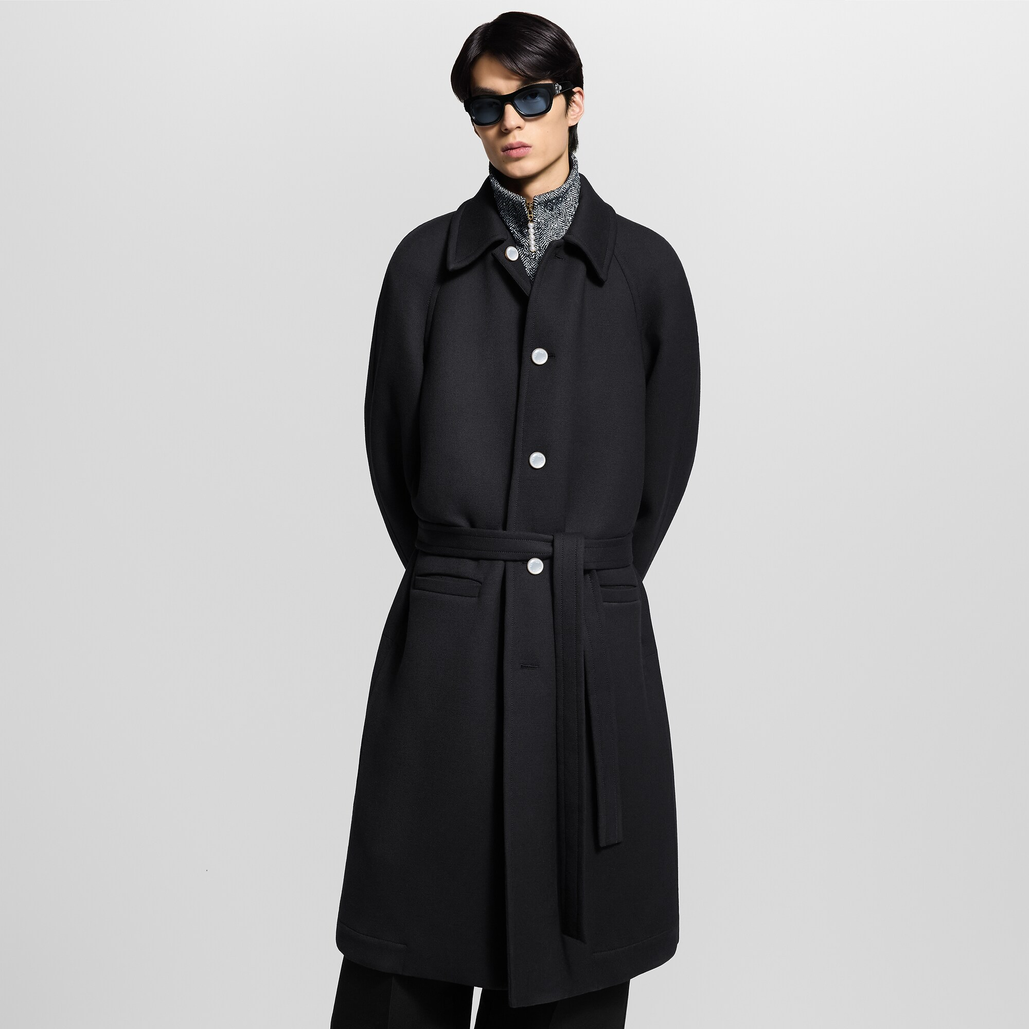オーバーサイズ シングルブレストコート - 画像 (3)