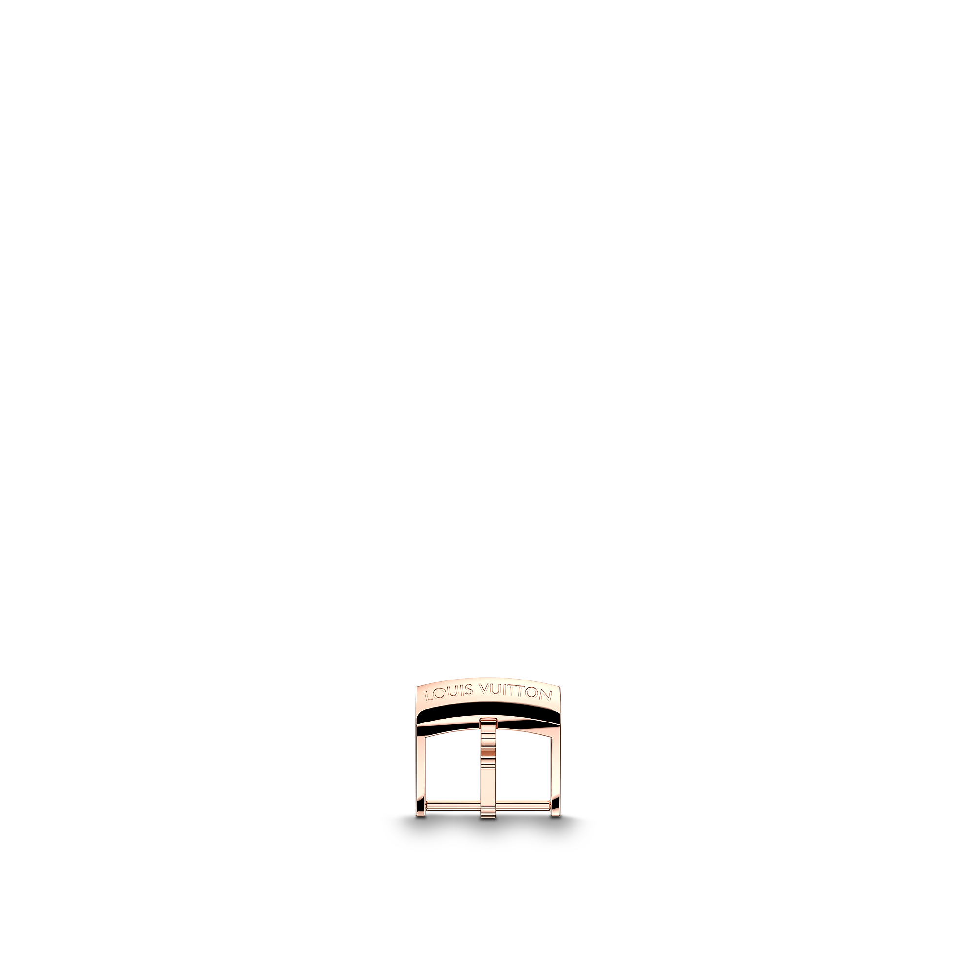 Pink gold buckle