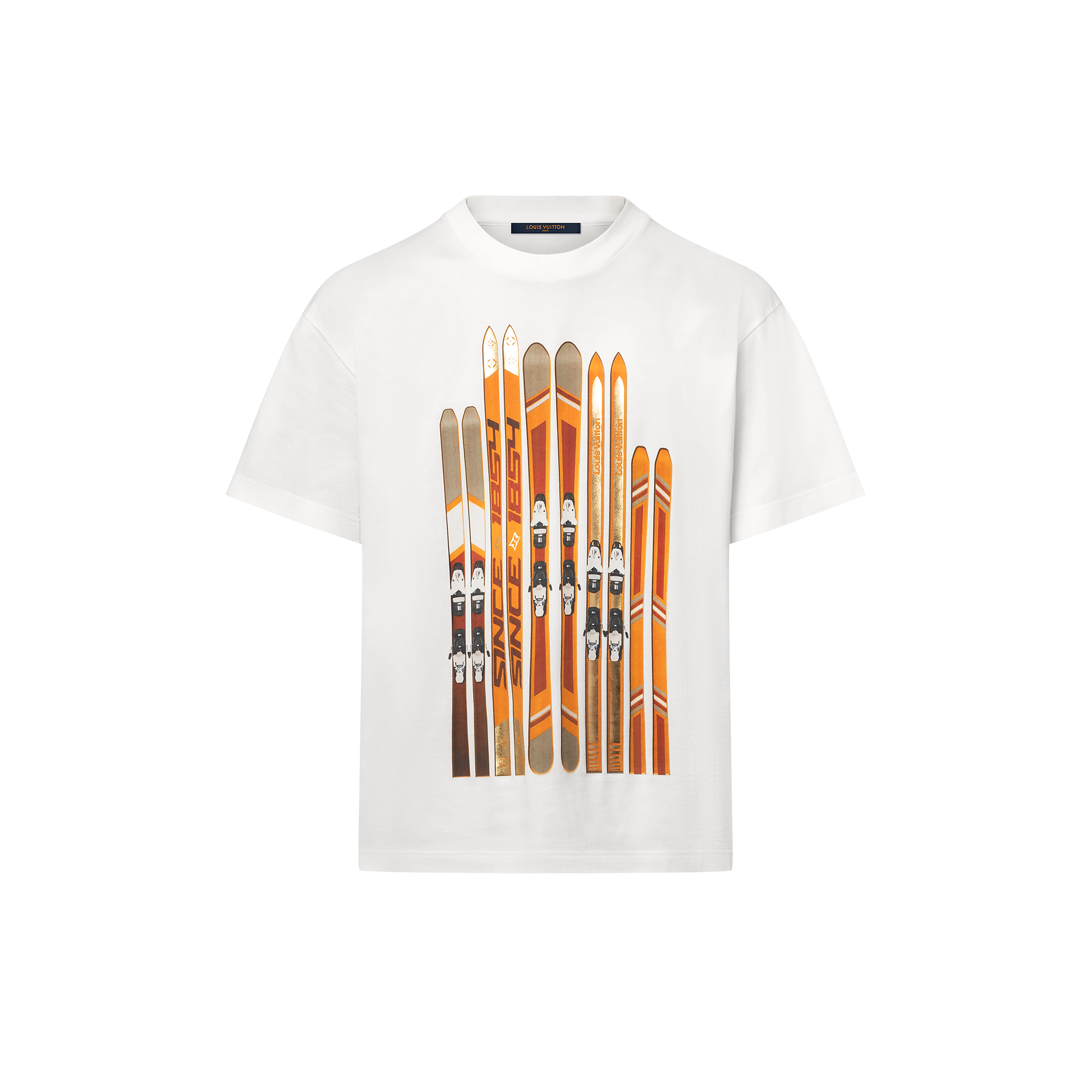 プリントコットンTシャツ