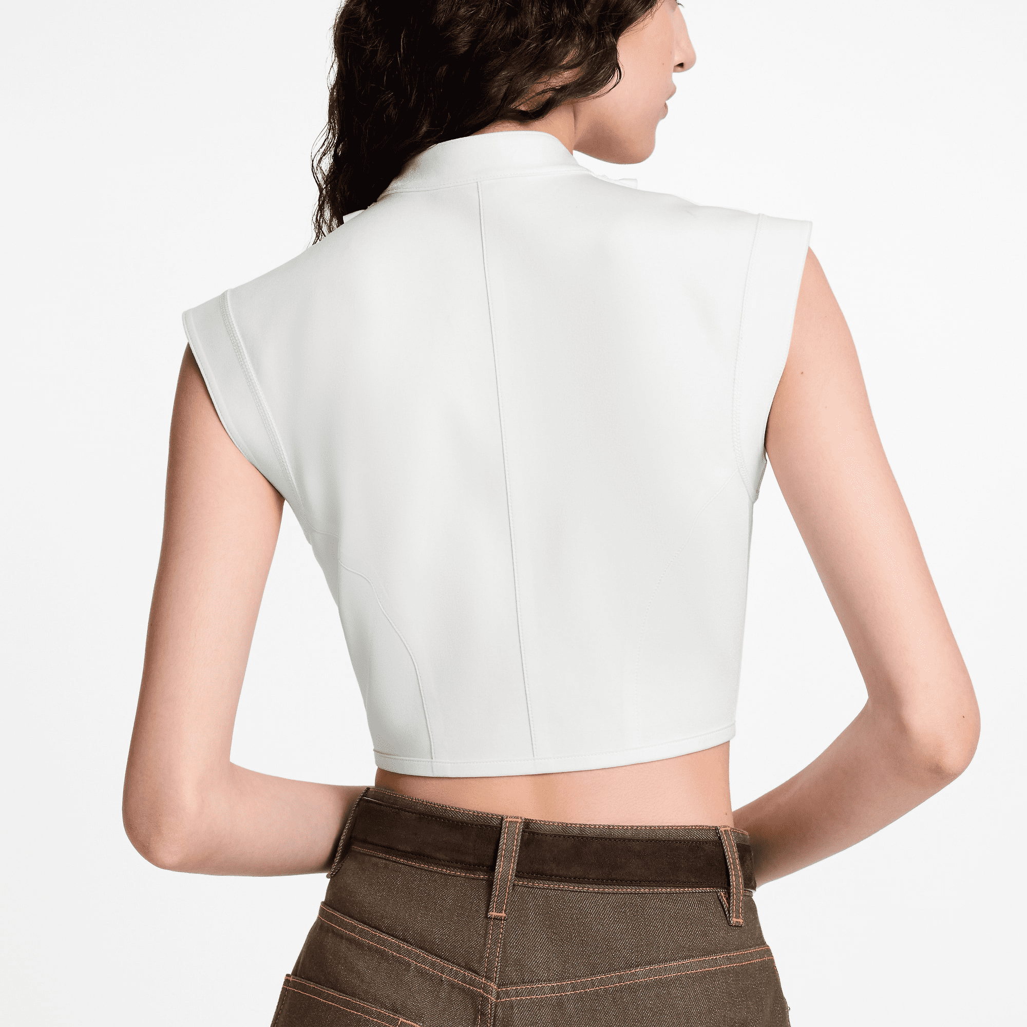 ラッフル トリム テクニカル ジャージー トップ - 画像 (4)