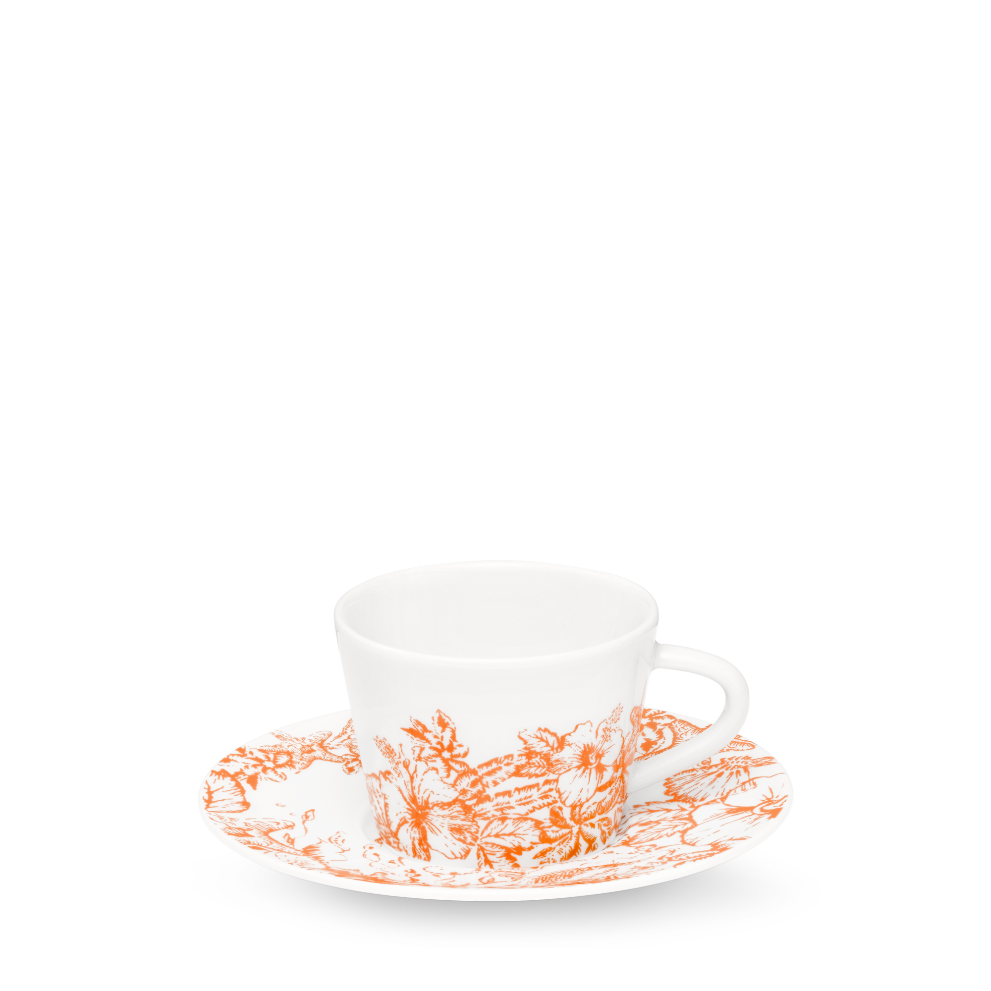 Set Of 2 Coffee Cups and Saucers LV By The Pool