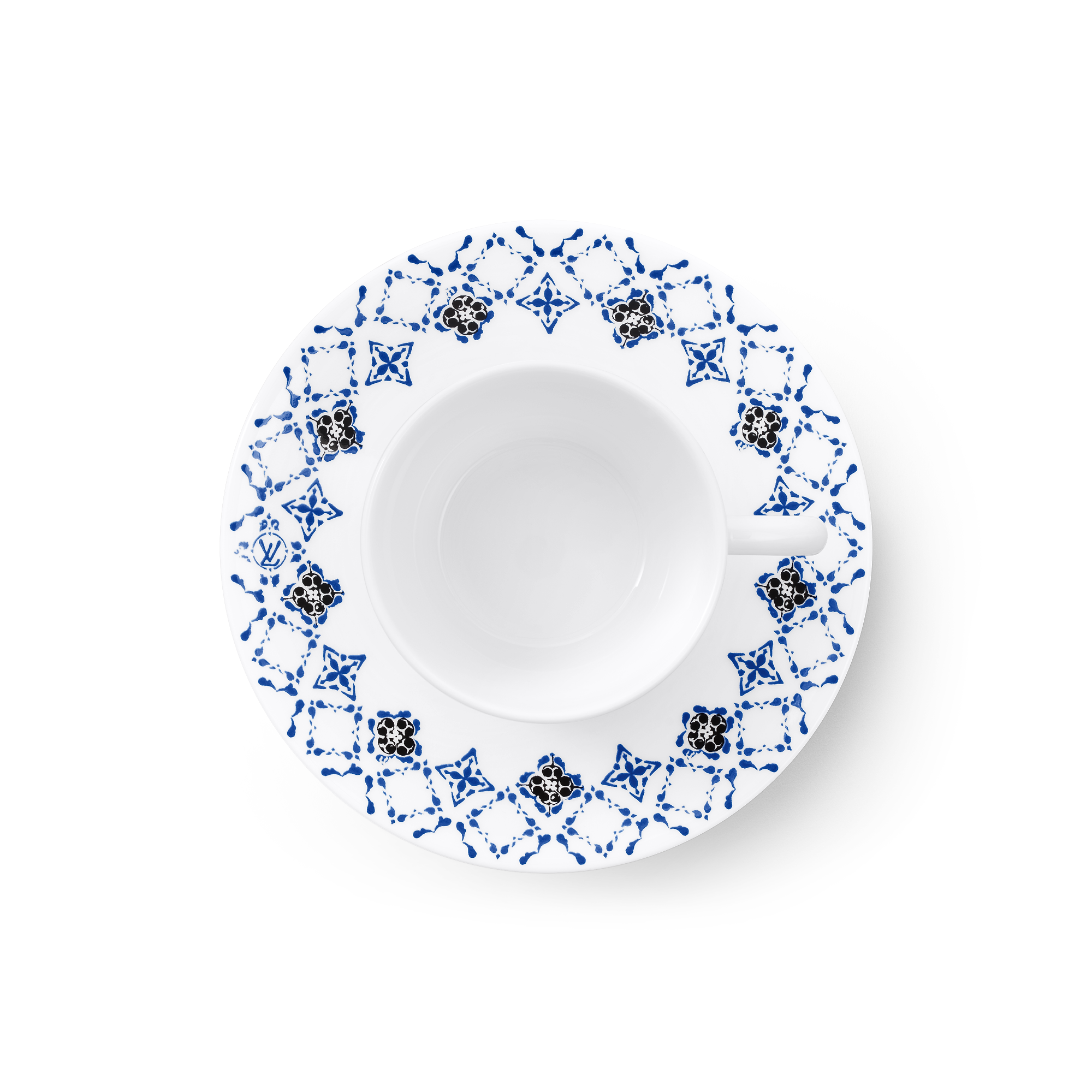 Set Of 2 Coffee Cups and Saucers LV By The Pool - 画像 (2)