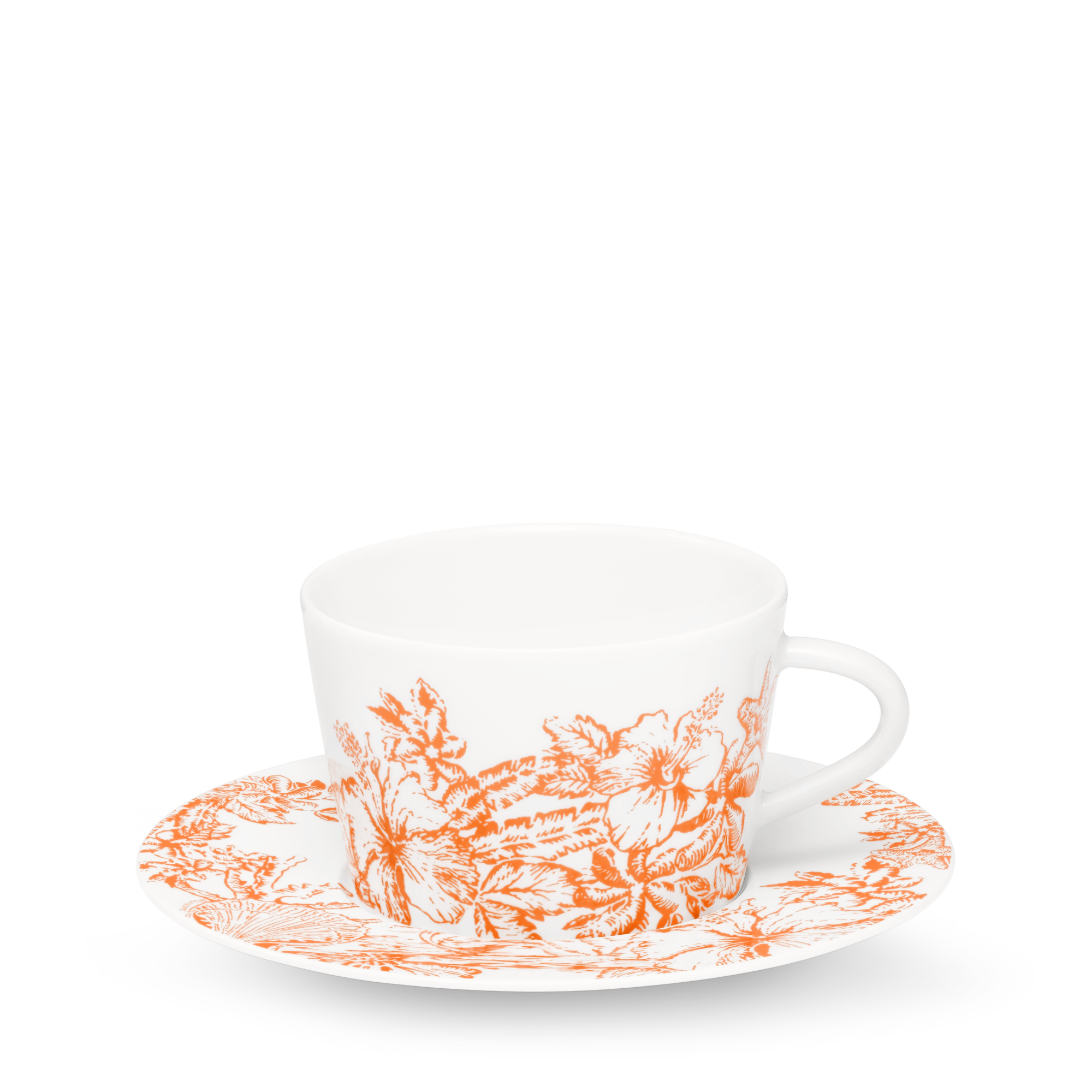 Set Of 2 Teacups and Saucers LV By The Pool