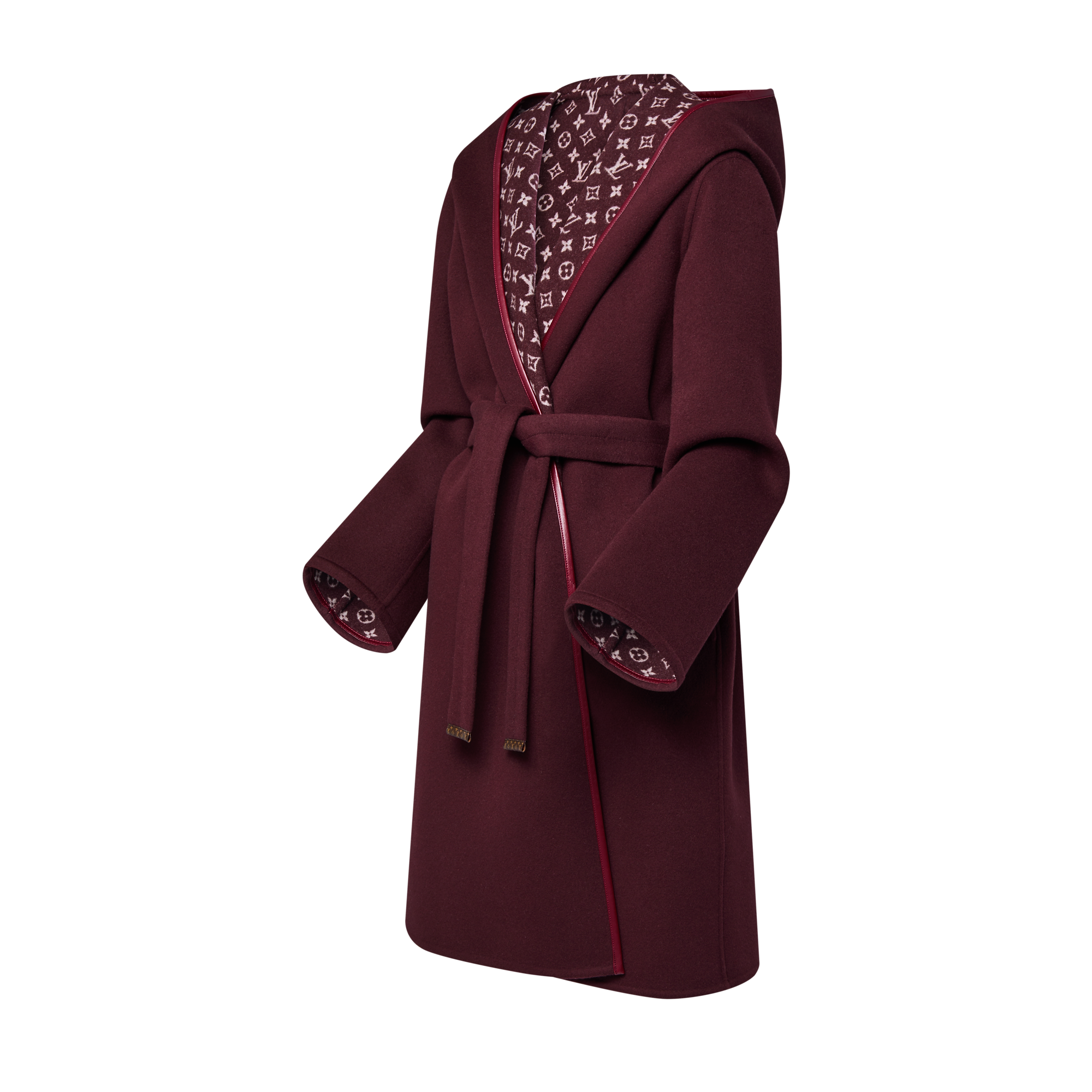 シグネチャー ロングフーデッド ラップコート - 画像 (3)
