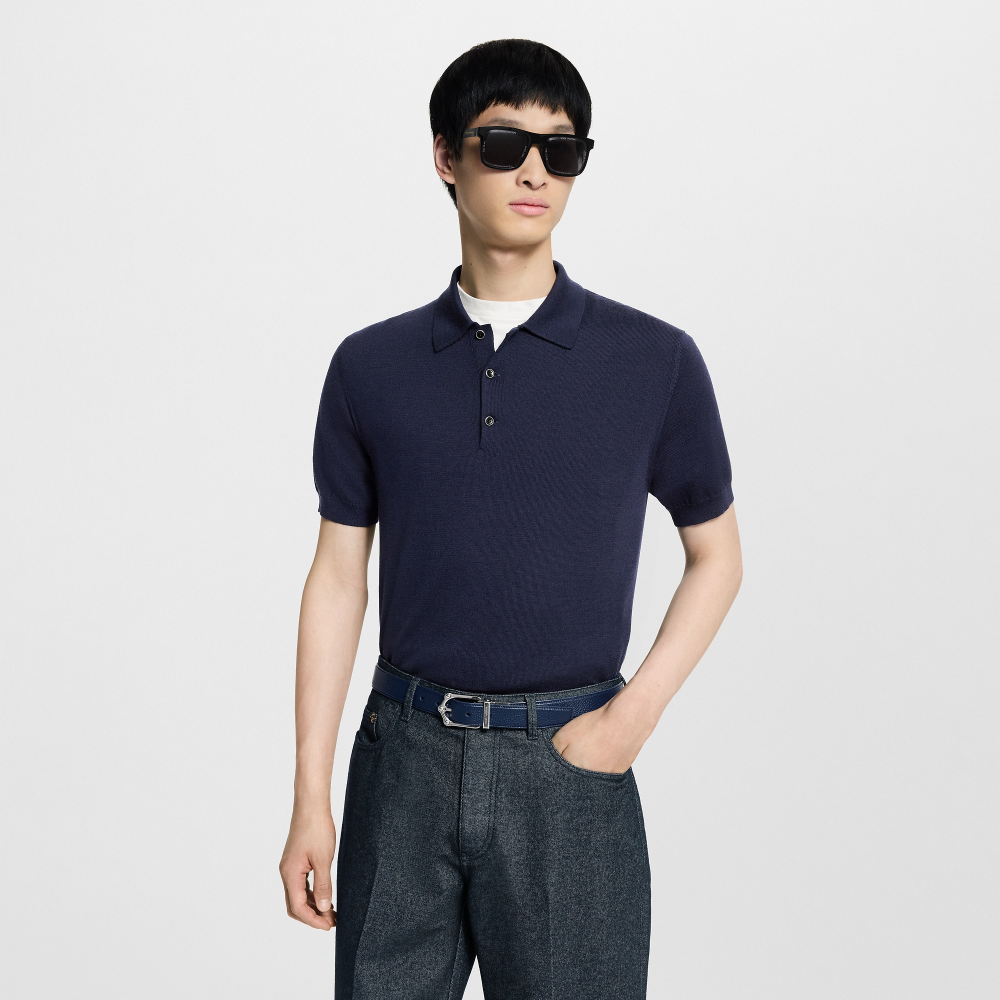 シグネチャー シルクブレンド ショートスリーブ ポロシャツ - 画像 (3)