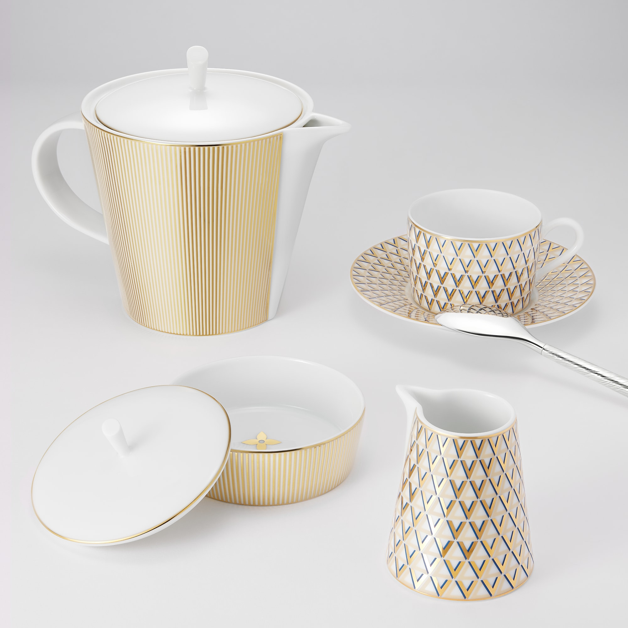 Splendor Set of 2 Coffee Cups and Saucers - 画像 (5)