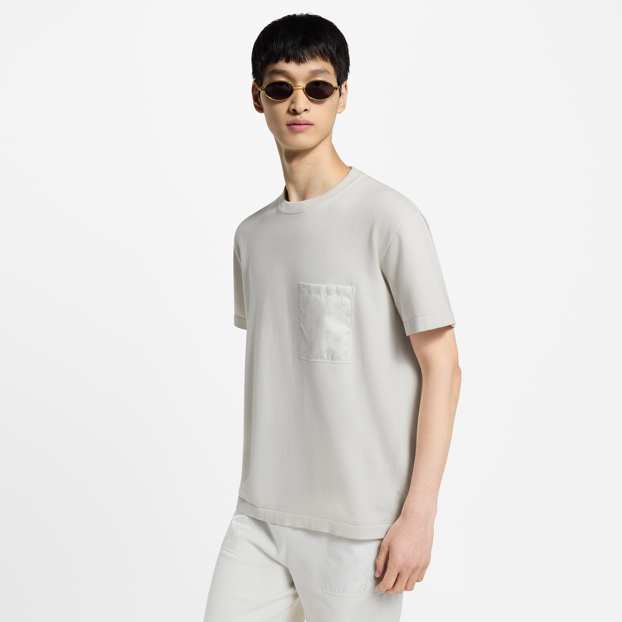 Tシャツウィズモノグラムナイロンディテール - 画像 (3)