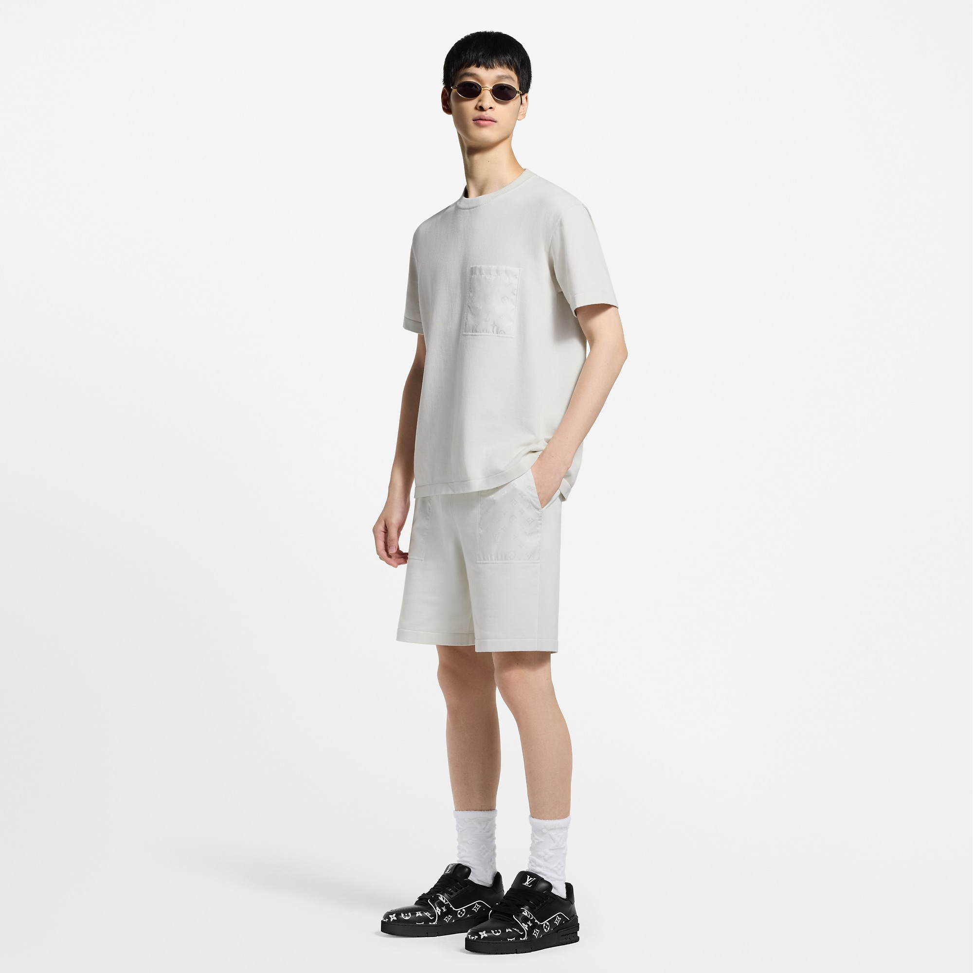 Tシャツウィズモノグラムナイロンディテール