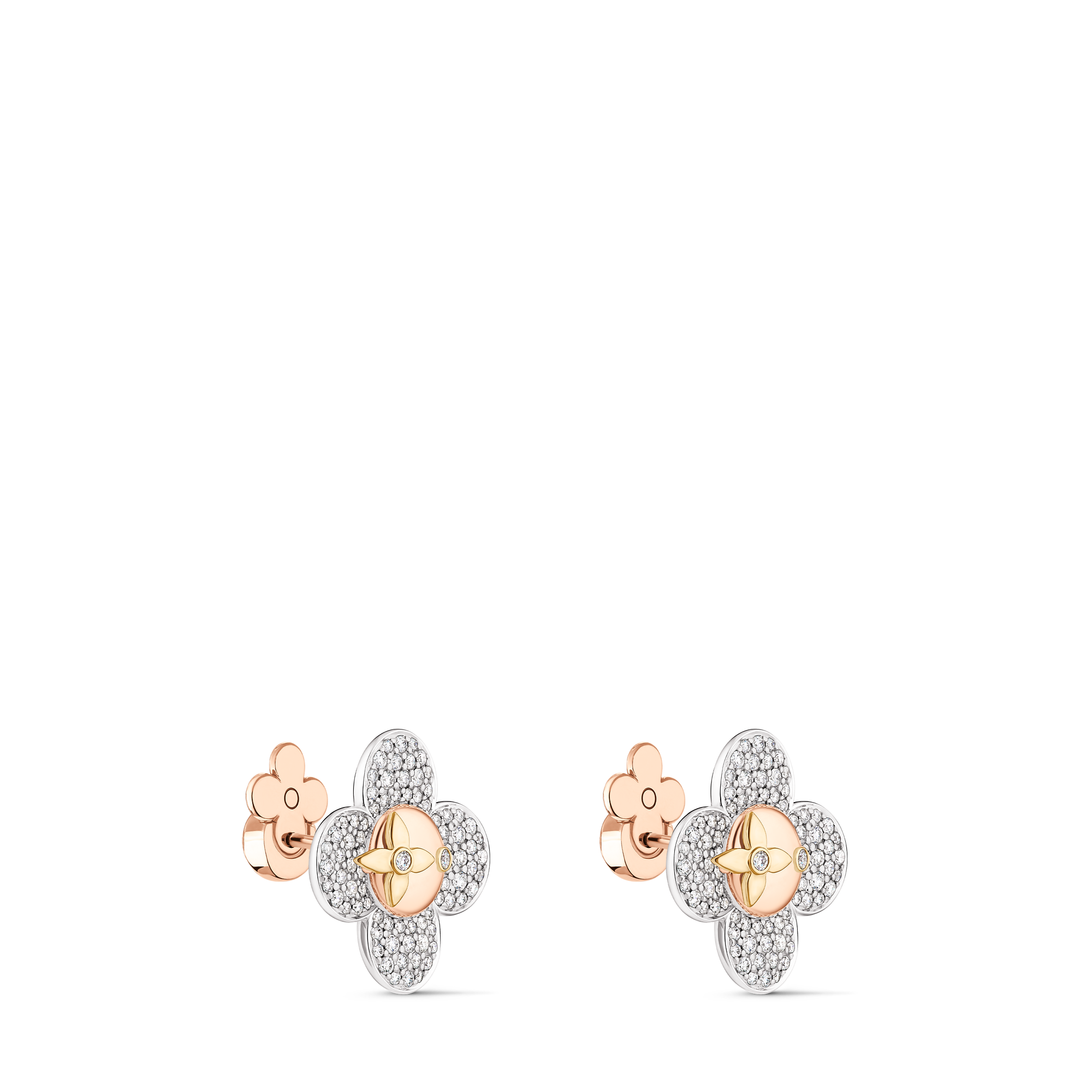 ピアス ヴィヴィエンヌ (18Kスリーゴールド×ダイヤモンド) - 画像 (3)