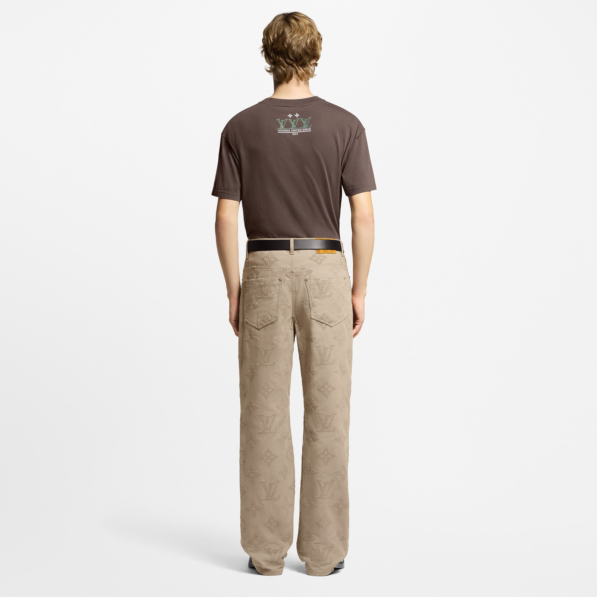 ウォッシュドエンベリッシュド コットンTシャツ - 画像 (4)